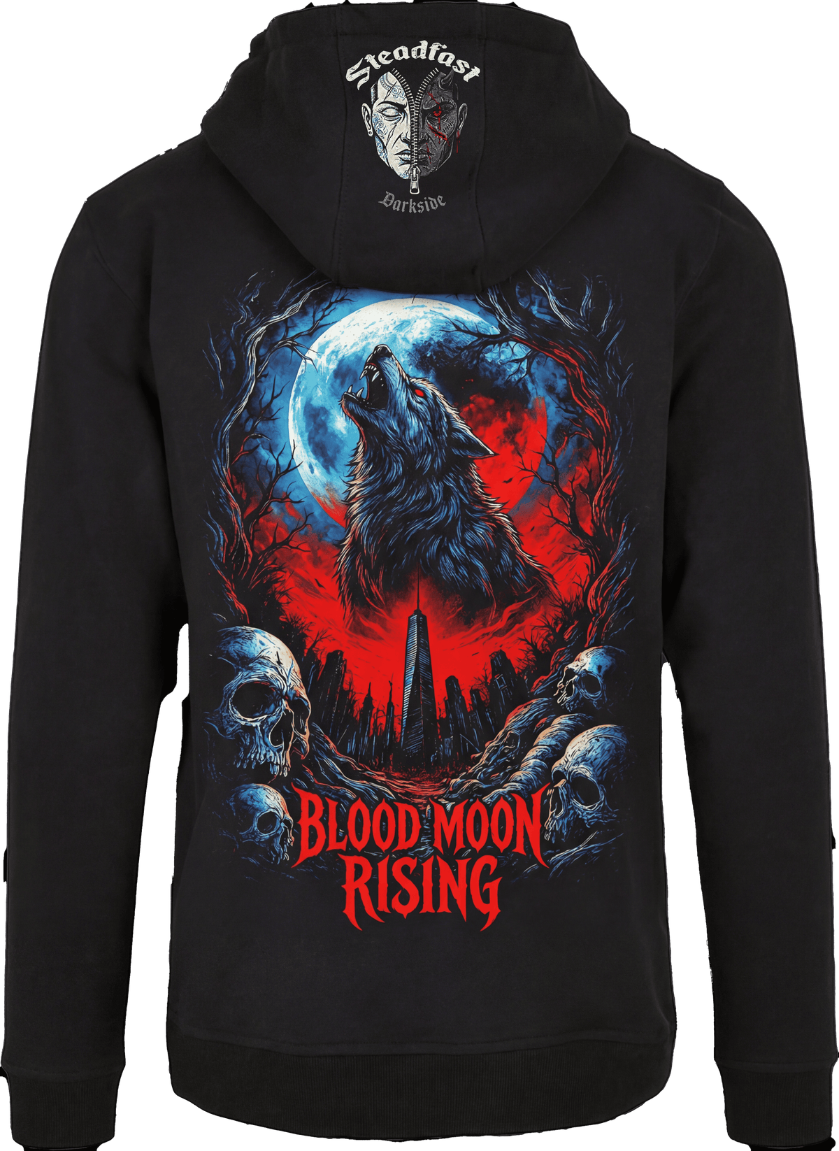 Steadfast Darkside Herren-Hoodie SFDS3 „Blood Moon“