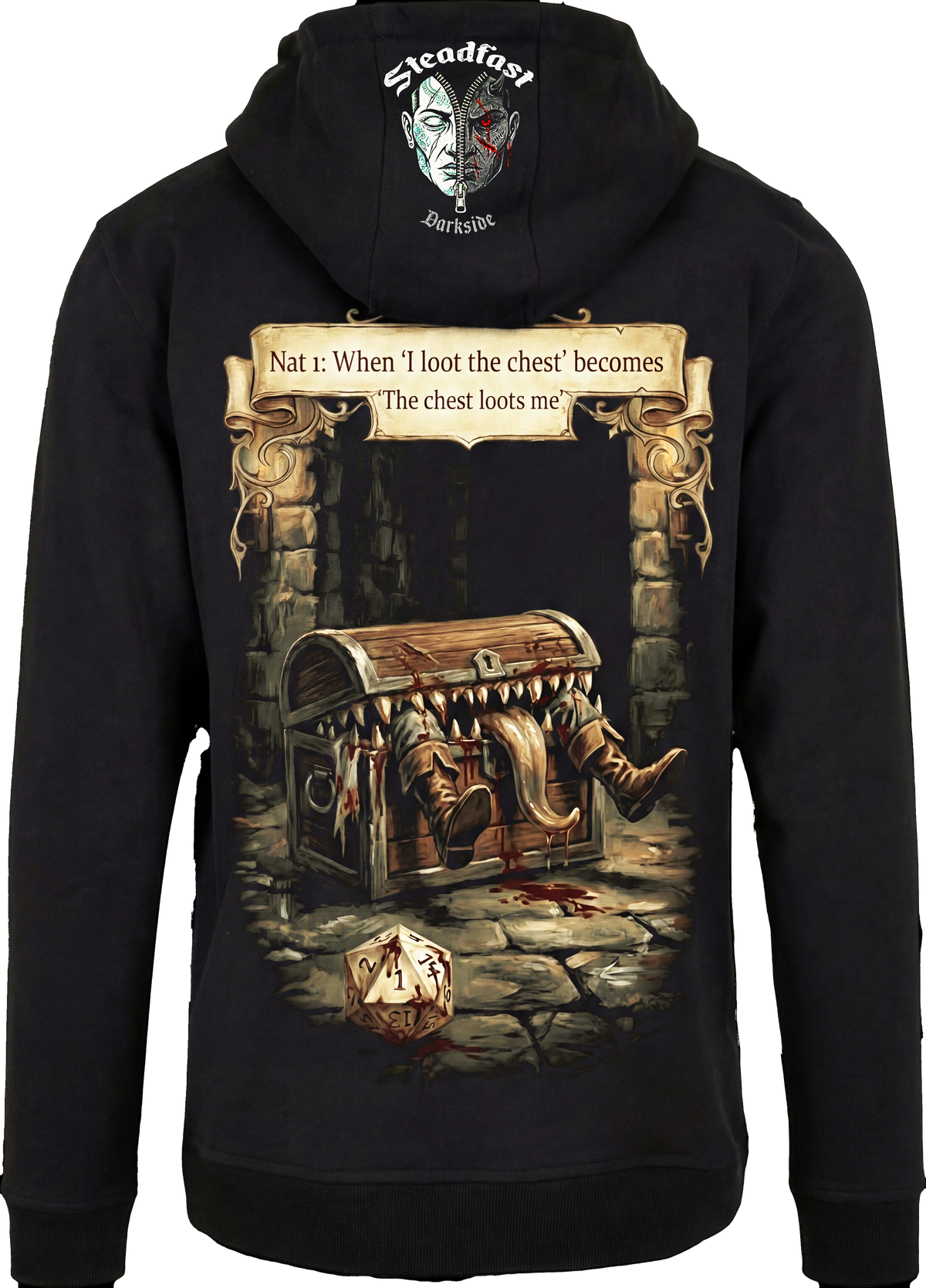 Steadfast Darkside Herren-Kapuzenjacke SFDS5 „Mimik“