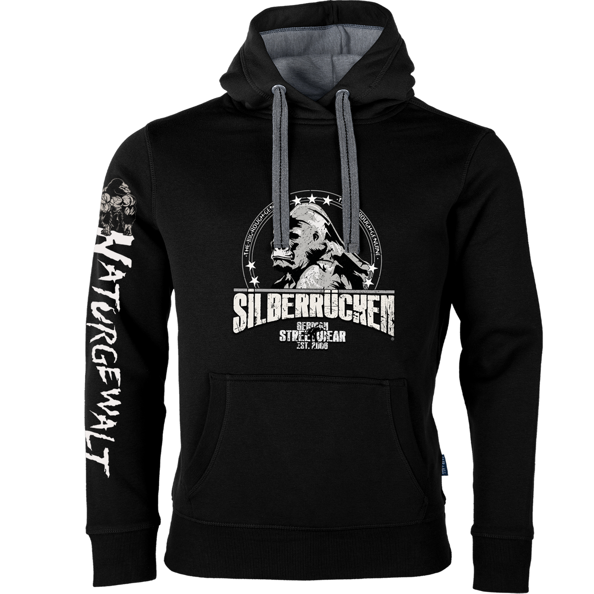 Silberrücken Herren-Hoodie SR140 „Naturgewalt – Masterclass“