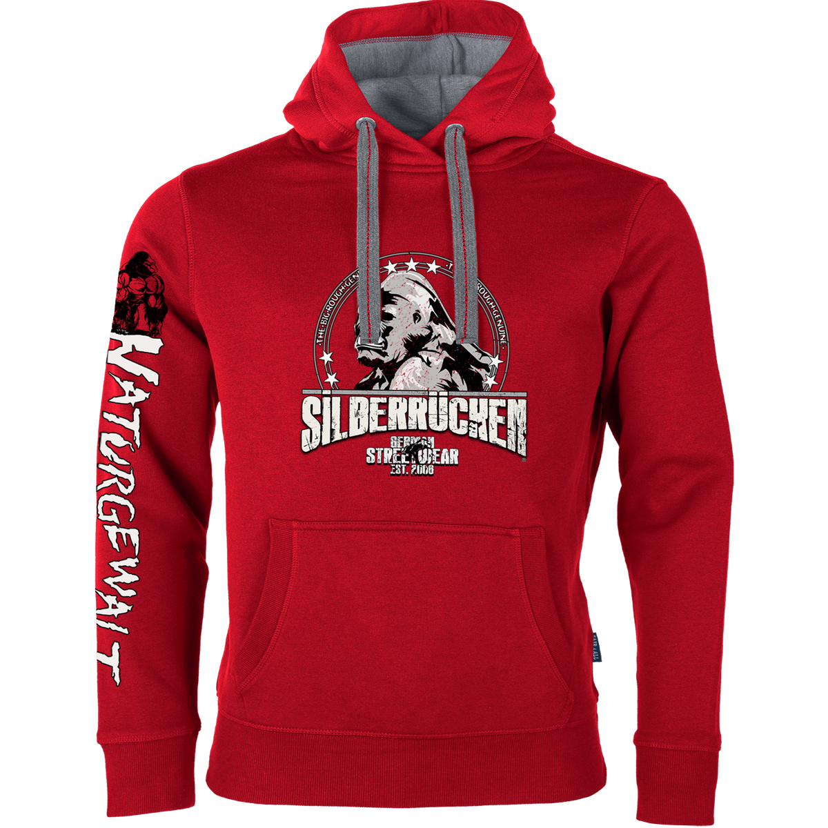 Silberrücken Herren-Hoodie SR140 „Naturgewalt – Masterclass“