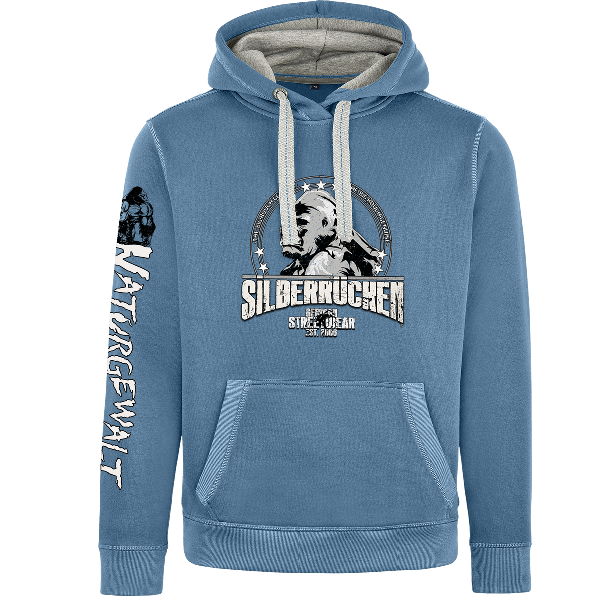 Silberrücken Herren-Hoodie SR140 „Naturgewalt – Masterclass“