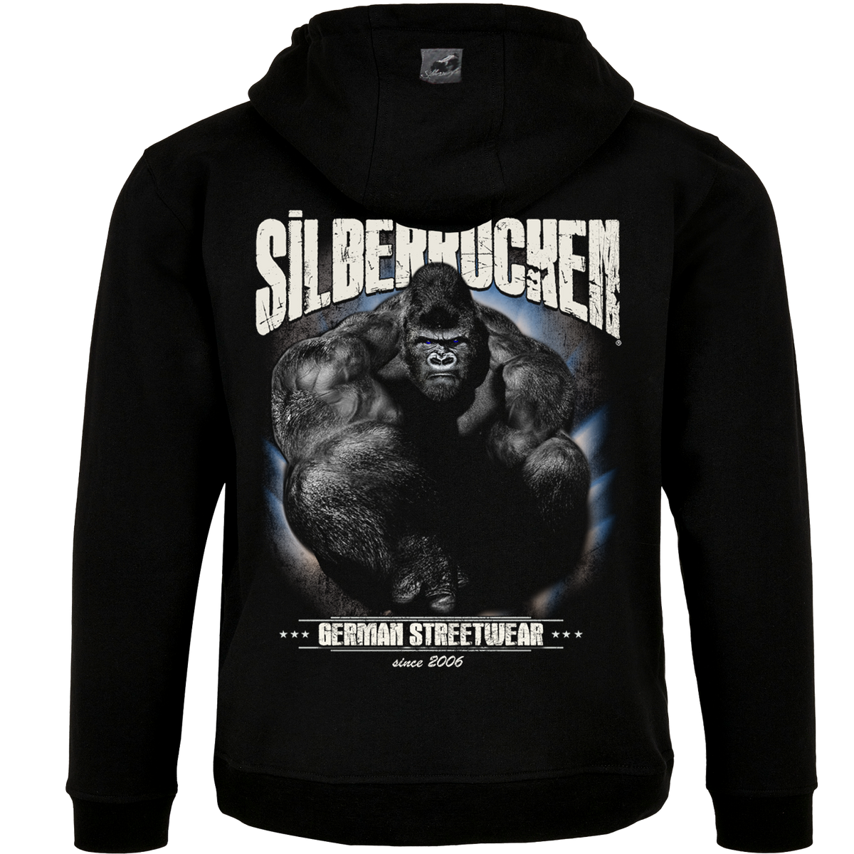 Silberrücken Herren-Hoodie SR159N „Alpha Gorilla“