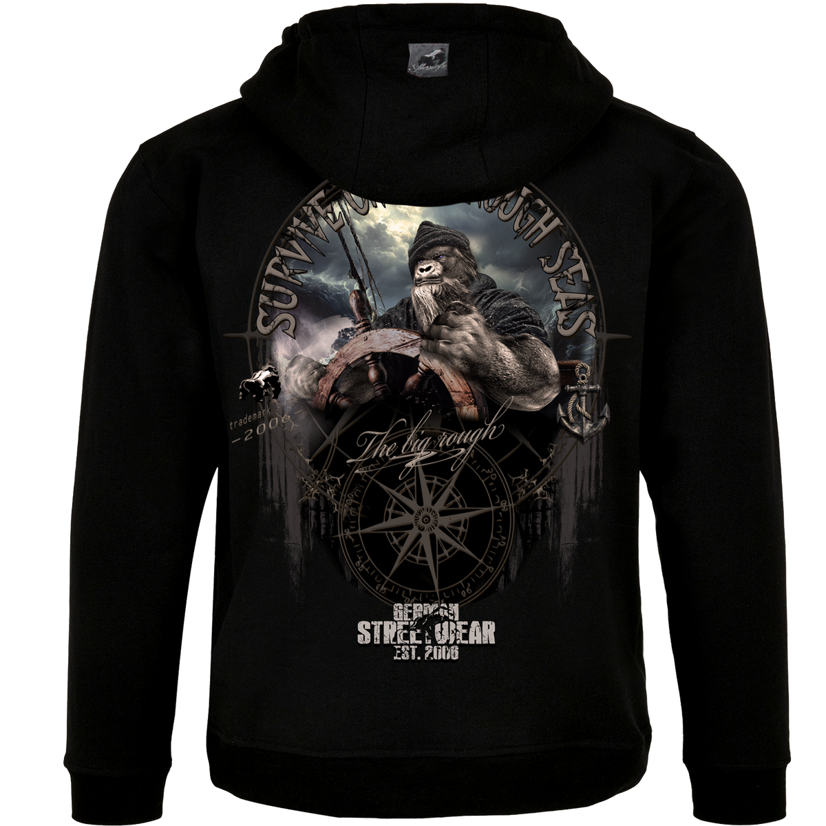 Silberrücken Herren-Hoodie SR190