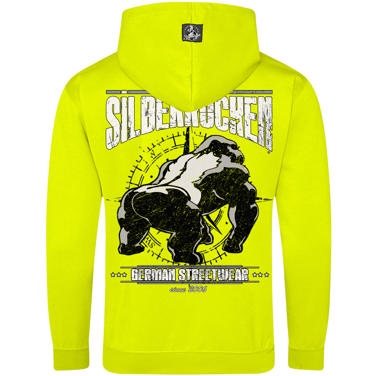 Silberrücken Neon-Hoodie SR2022W „Worldwide“