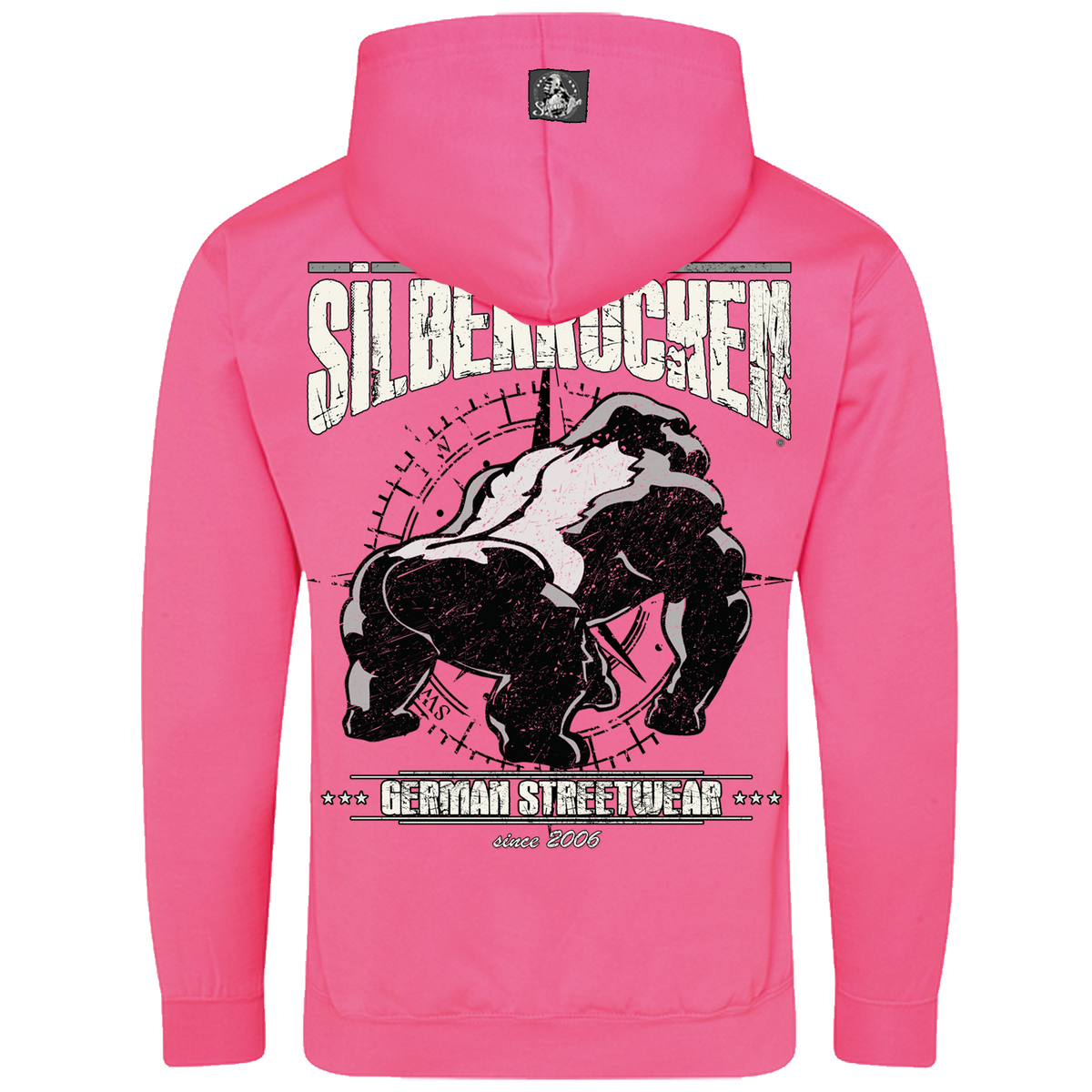 Silberrücken Neon-Hoodie SR2022W „Worldwide“