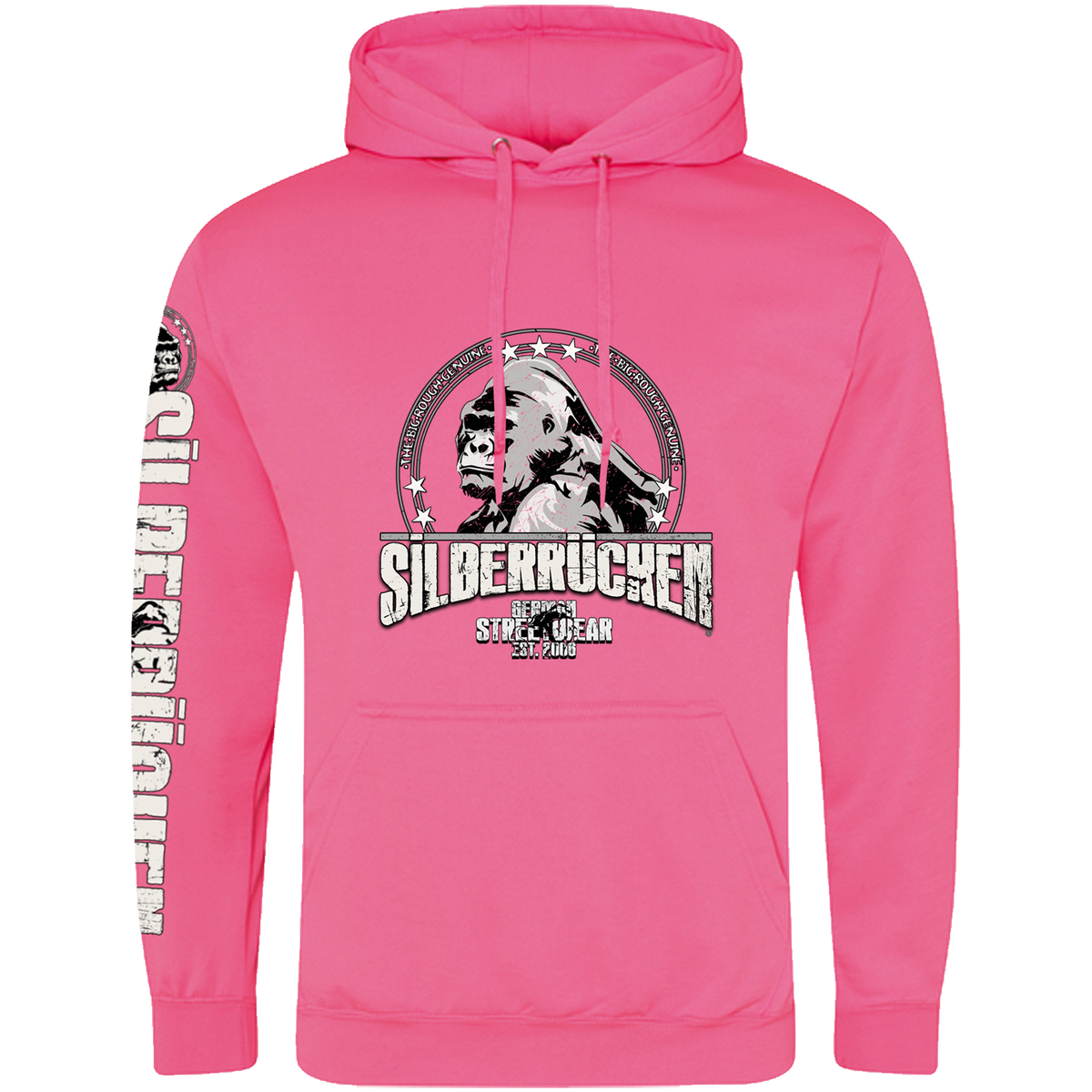 Silberrücken Neon-Hoodie SR2022W „Worldwide“