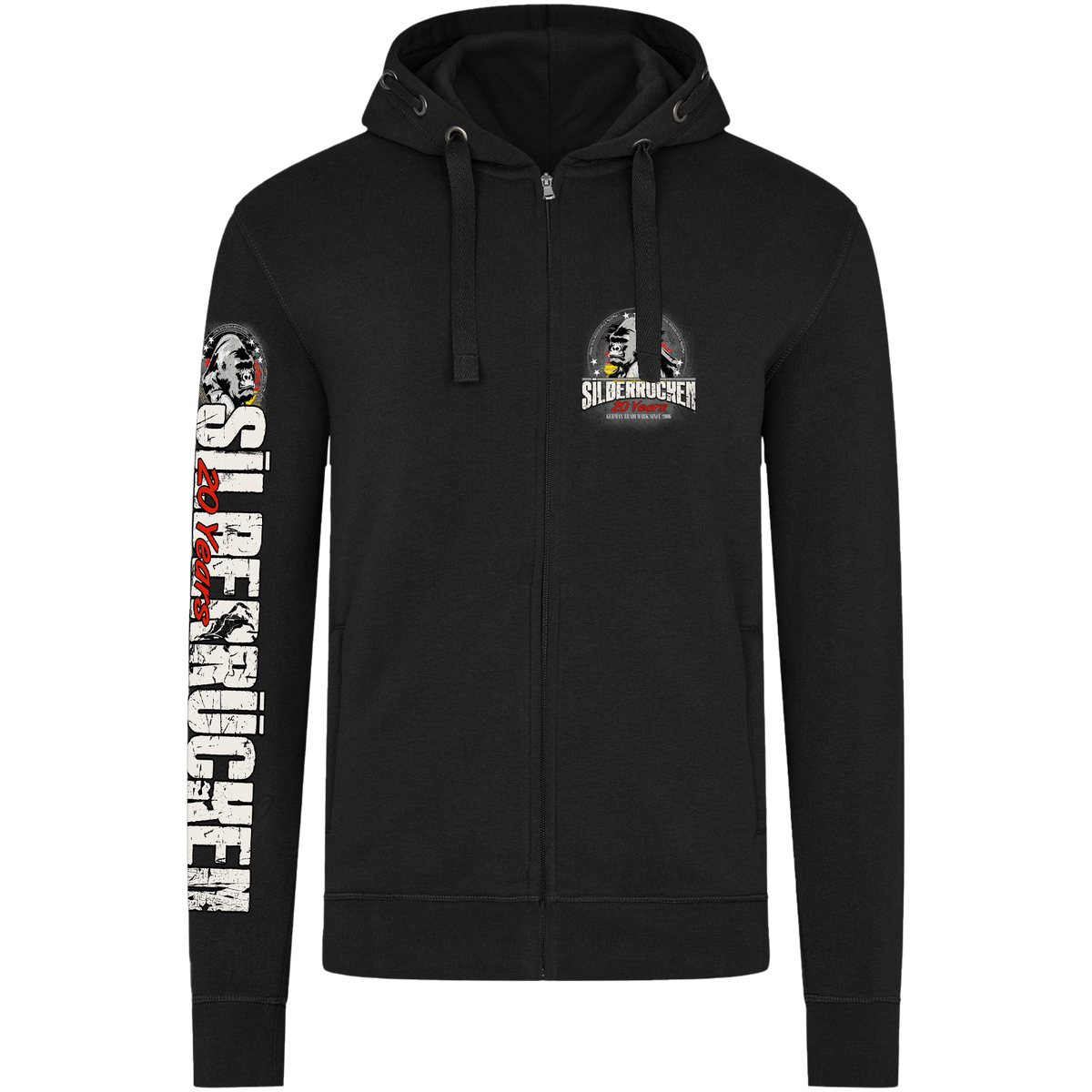 Silberrücken Herren Premium-Kapuzenjacke SR20Y „20 Jahre Jubiläum“