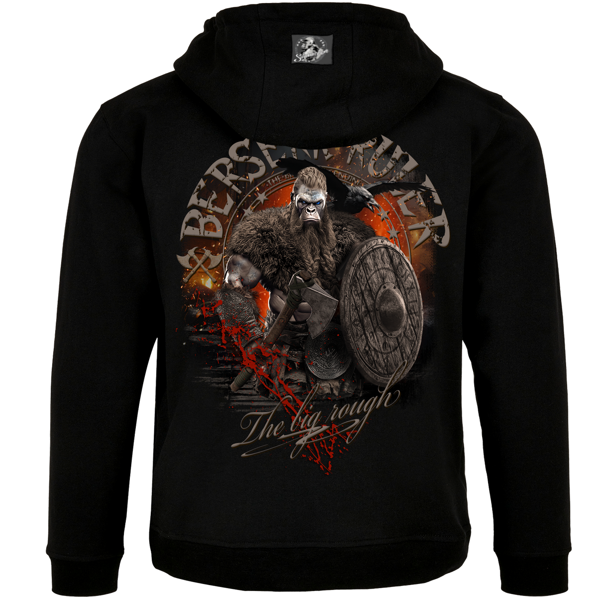 Silberrücken Herren-Hoodie SRBR1