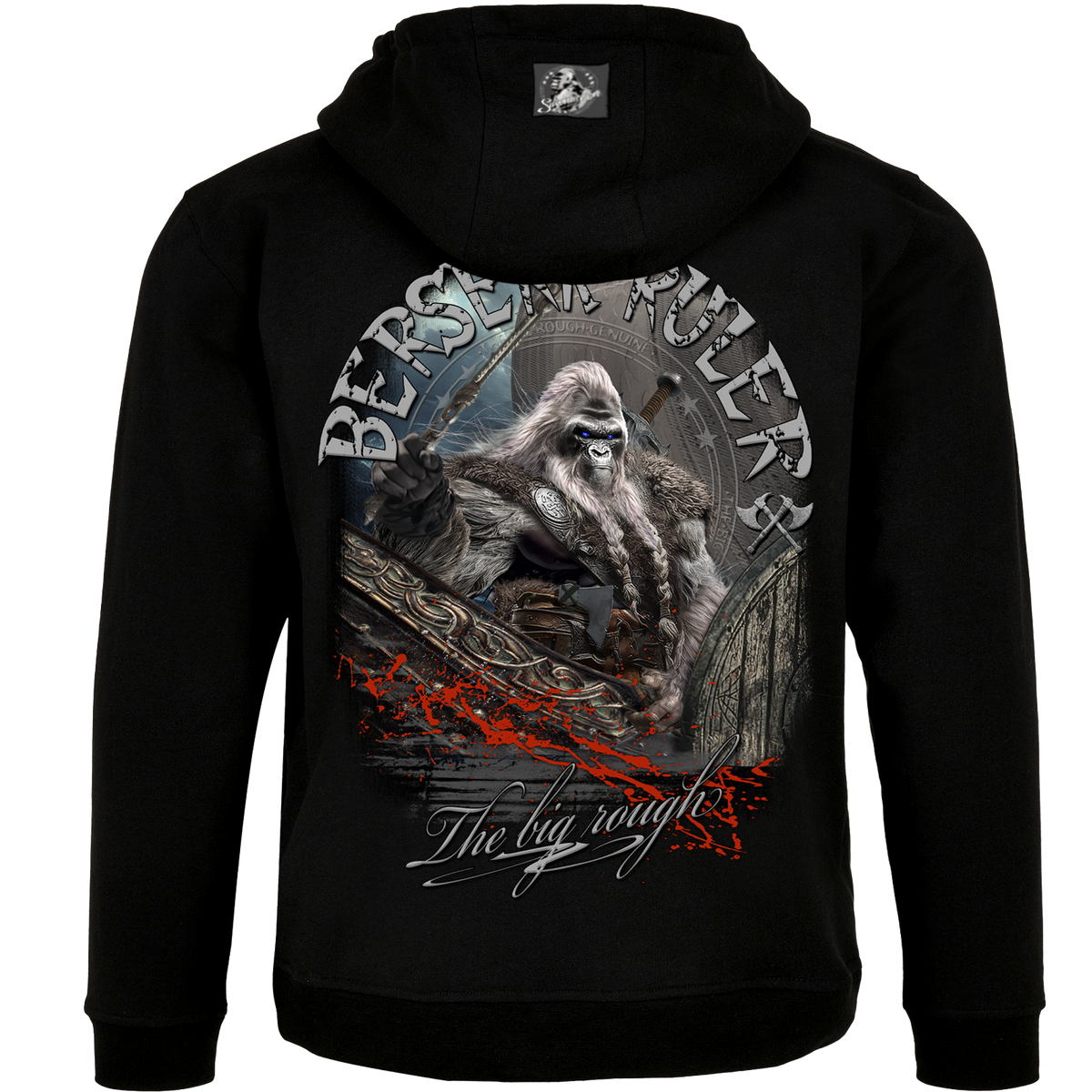 Silberrücken Herren-Hoodie SRBR3