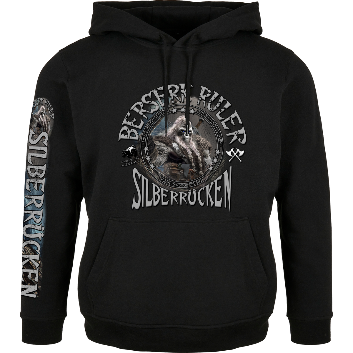Silberrücken Herren-Hoodie SRBR3