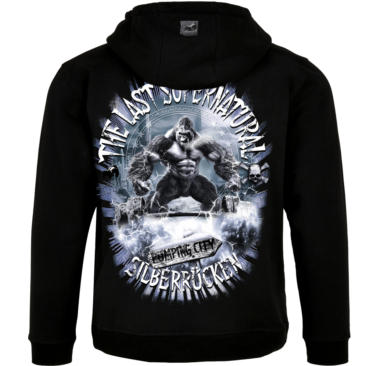 Silberrücken Herren-Hoodie SRLS1