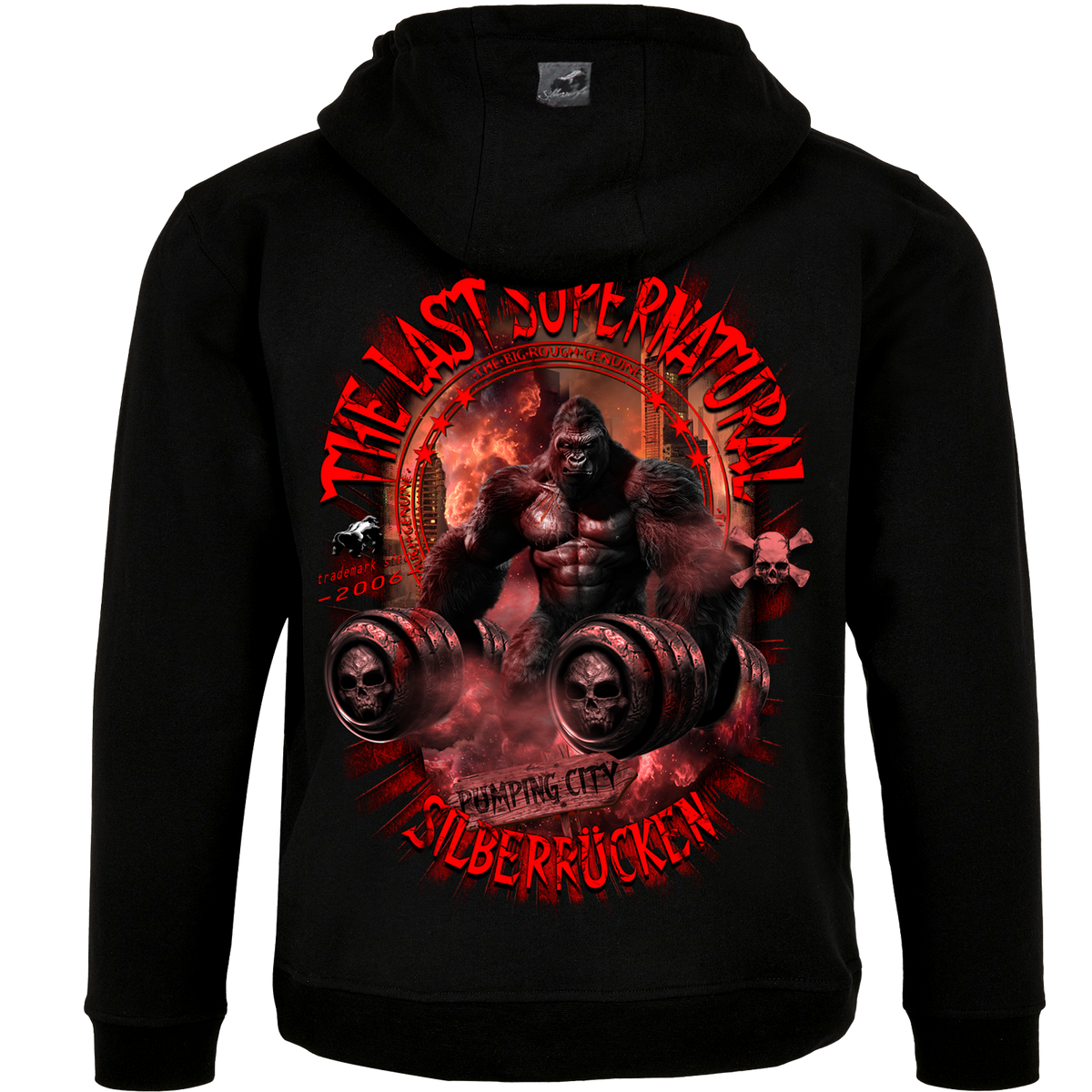 Silberrücken Herren-Hoodie SRLS2