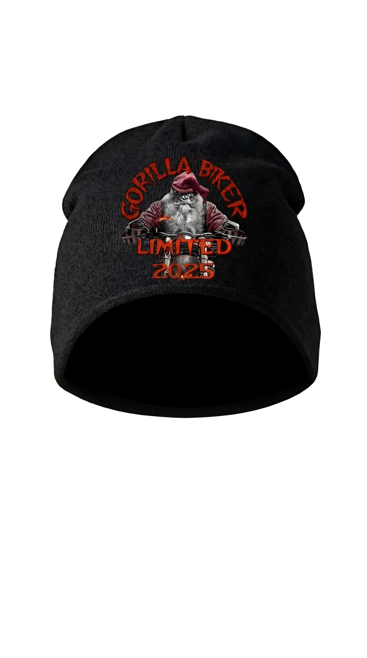 Gorilla Biker Unisex Jersey-Beanie „Santa“
