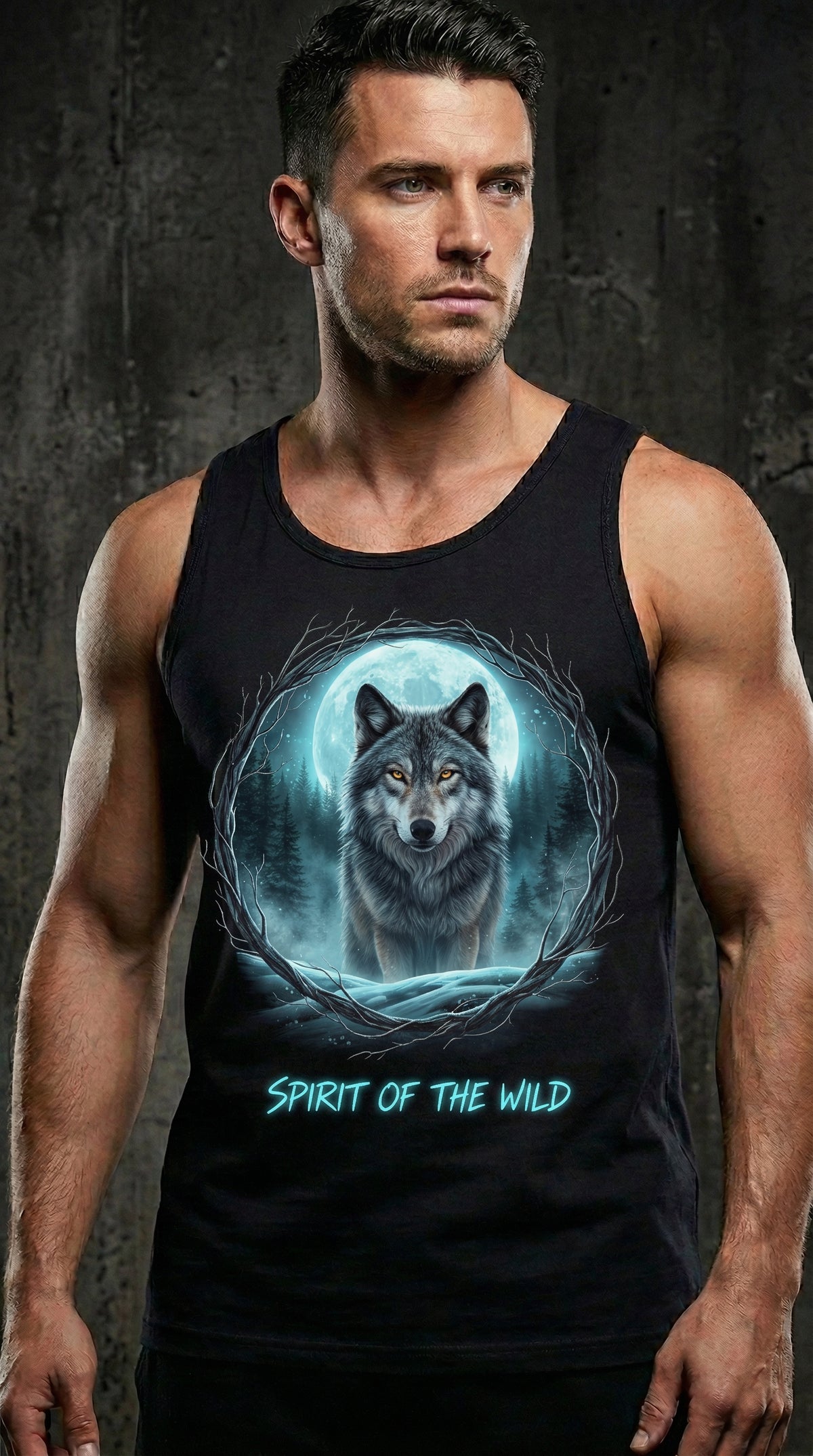 Steadfast Darkside Premium-Muskelshirt SFDS20 „Spirit of the Wild“