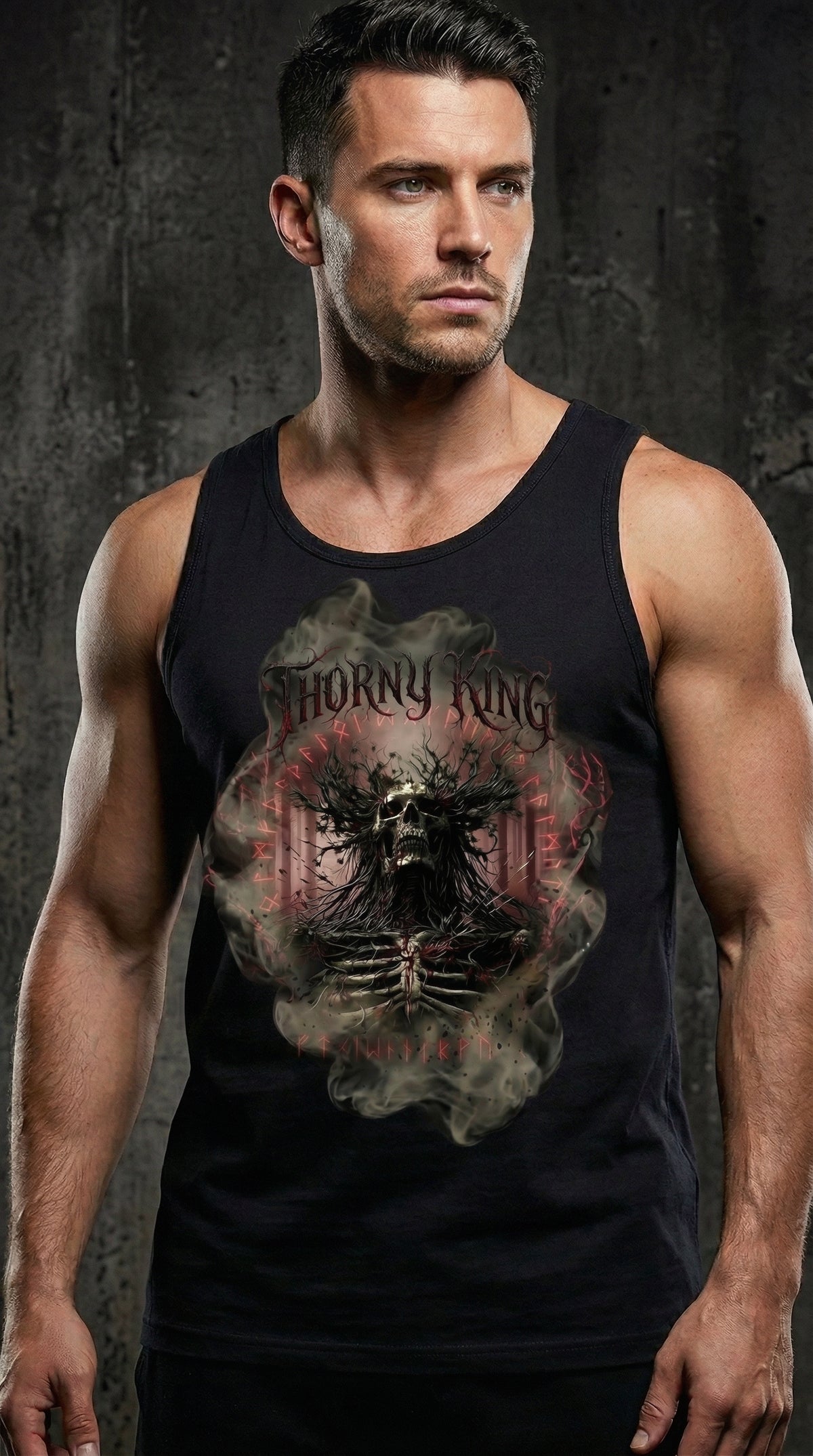 Steadfast Darkside Premium-Muskelshirt SFDS1 „Thorny King“