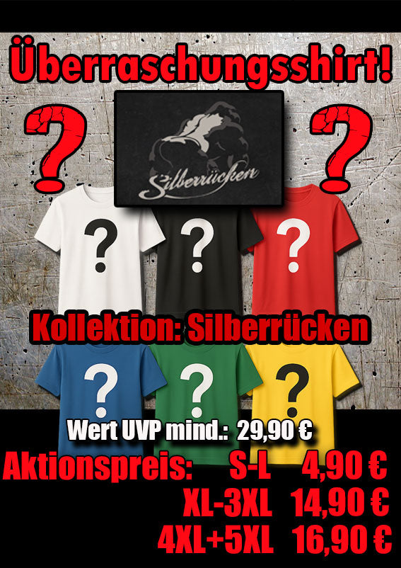 Silberrücken Überraschungsshirt
