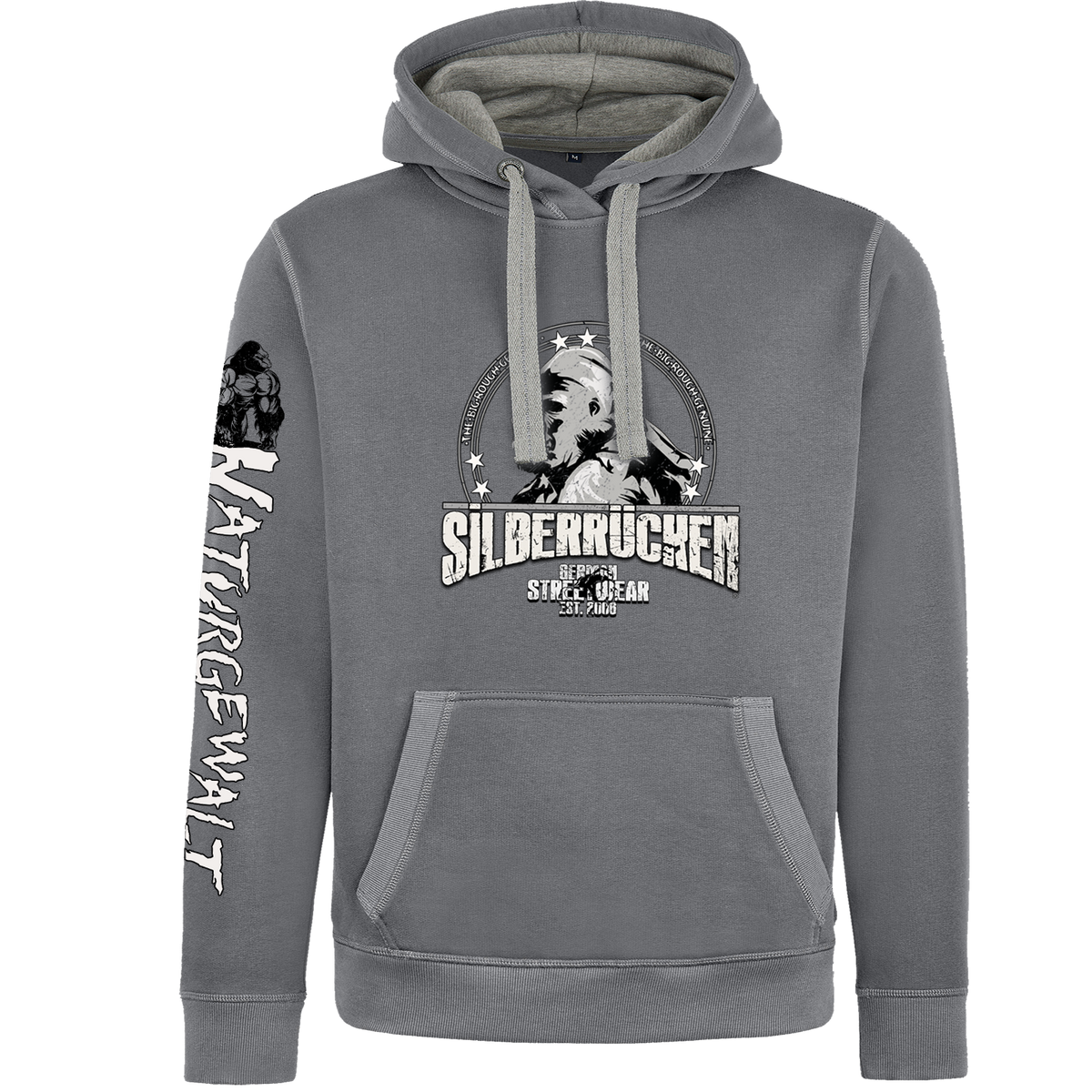 Silberrücken Herren-Hoodie SR140 „Naturgewalt – Masterclass“