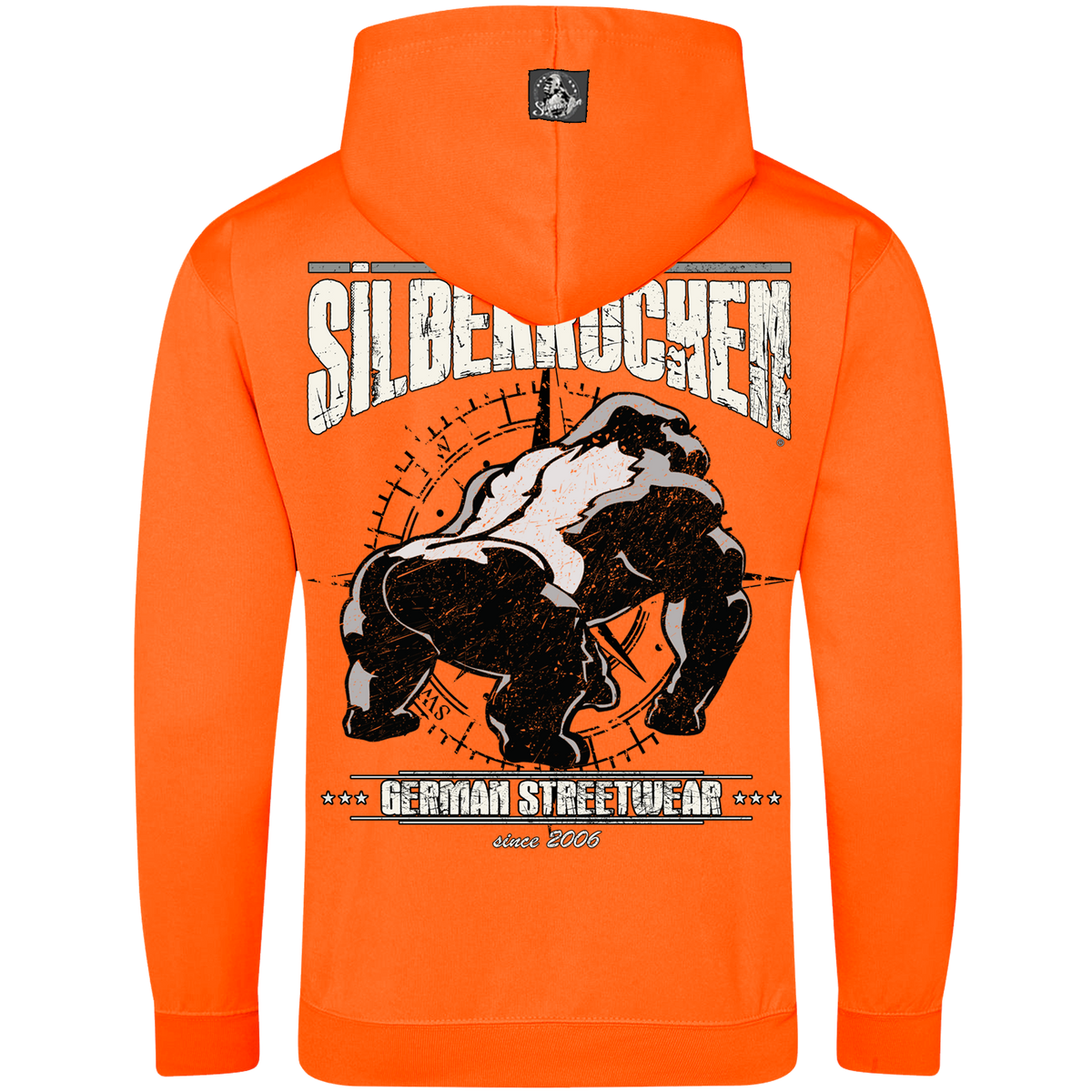 Silberrücken Neon-Hoodie SR2022W „Worldwide“