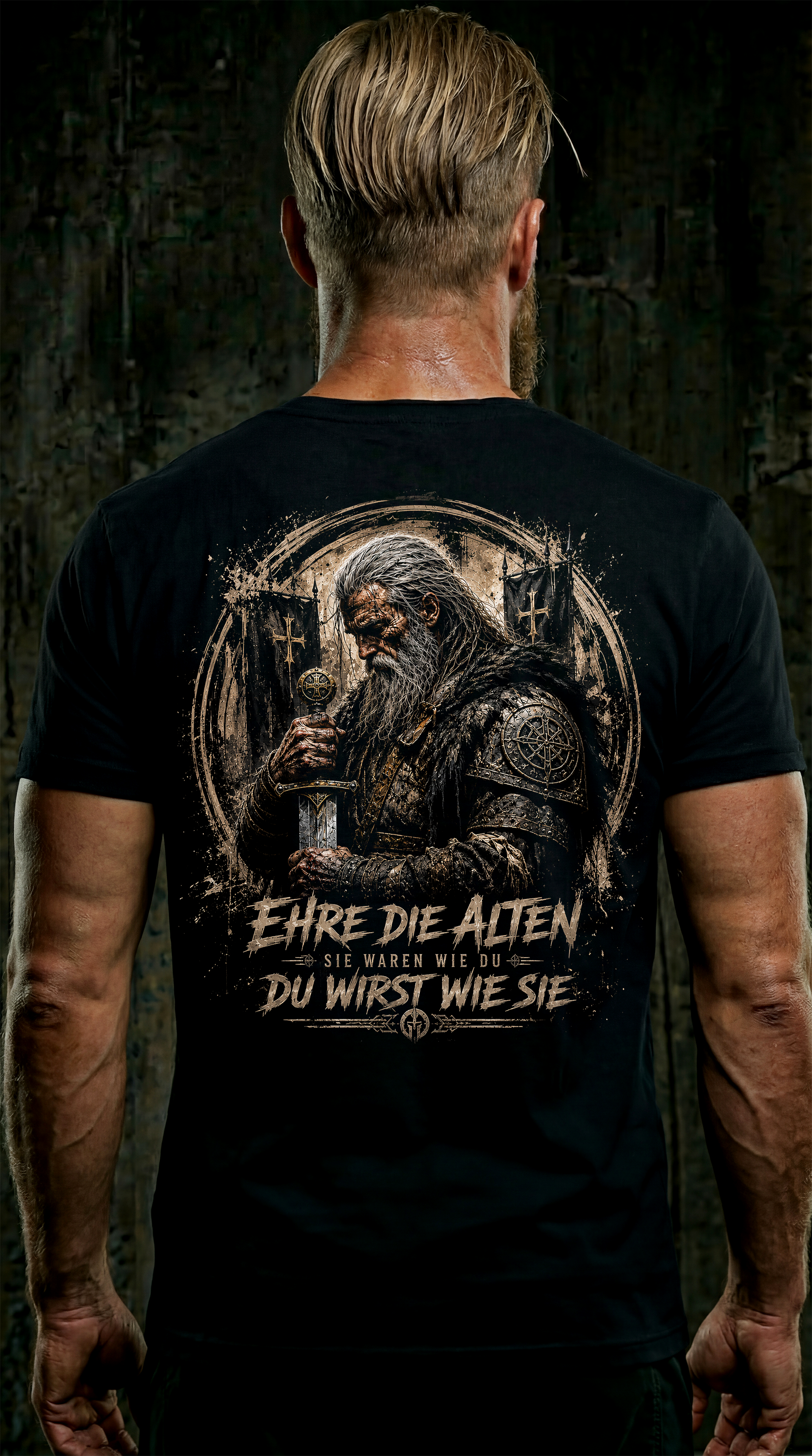 Steadfast T-Shirt SF8 Ehre die Alten – Rückendruck