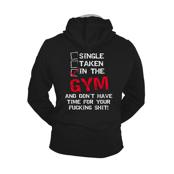 Silberrücken Damen-Hoodie BB024 „In the Gym“