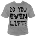 Silberrücken Herren-T-Shirt BB055 „Bodybuilding – Do You Even Lift“