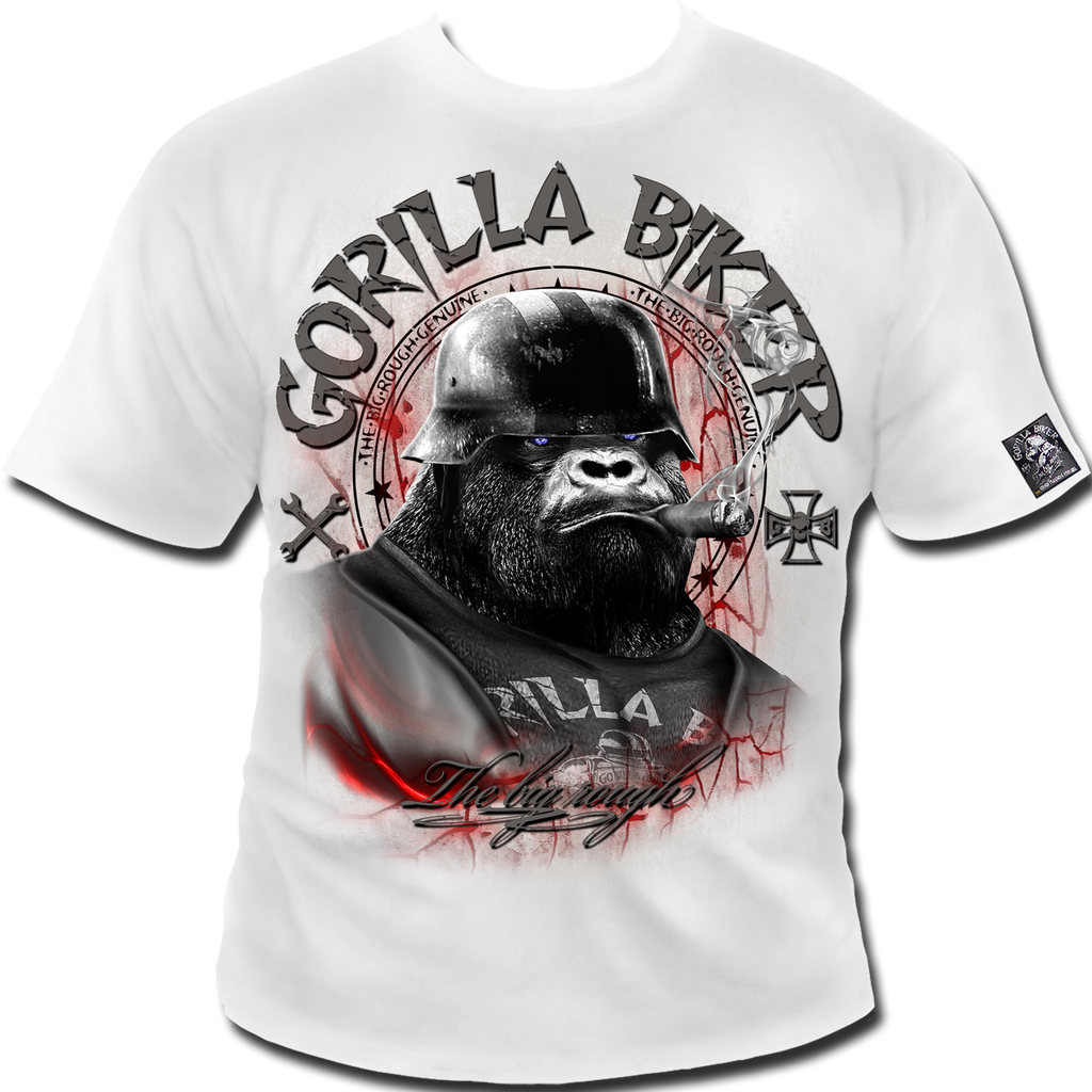 T-Shirt ( GB39N Gorilla Biker Big Cigar )