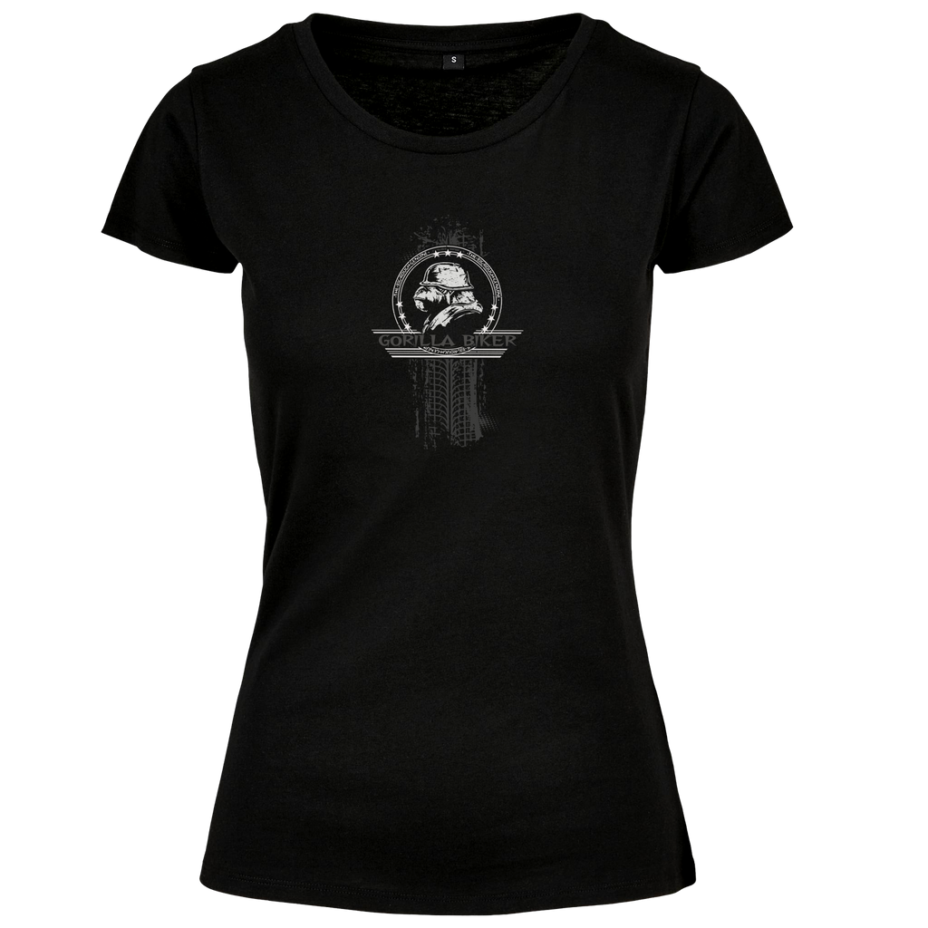 Damen T-Shirt ( GB1SG Gorilla Biker Logo )