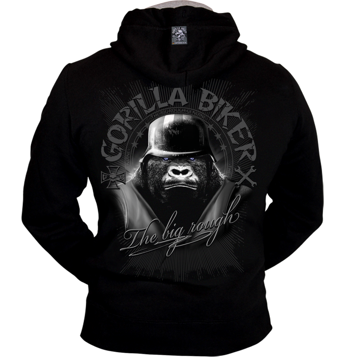 Gorilla Biker Kapuzenjacke GB37 „Steel Helmet“