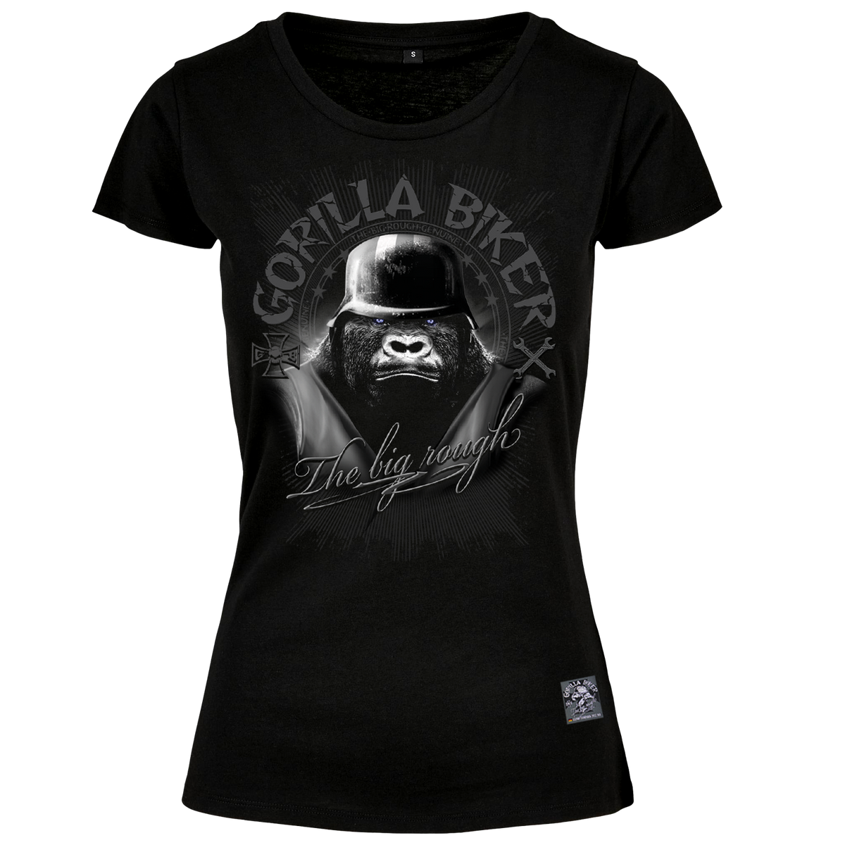 Gorilla Biker Damen-T-Shirt GB37 „Steel Helmet“