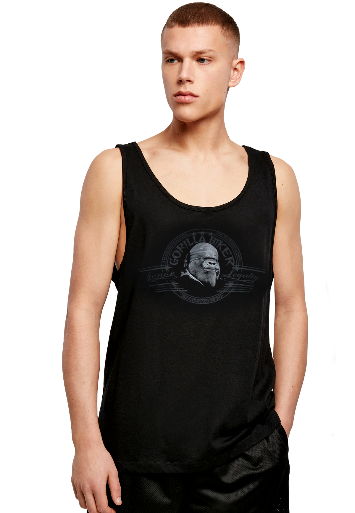 Gorilla Biker Tank-Top GB40 „Big Wheel“