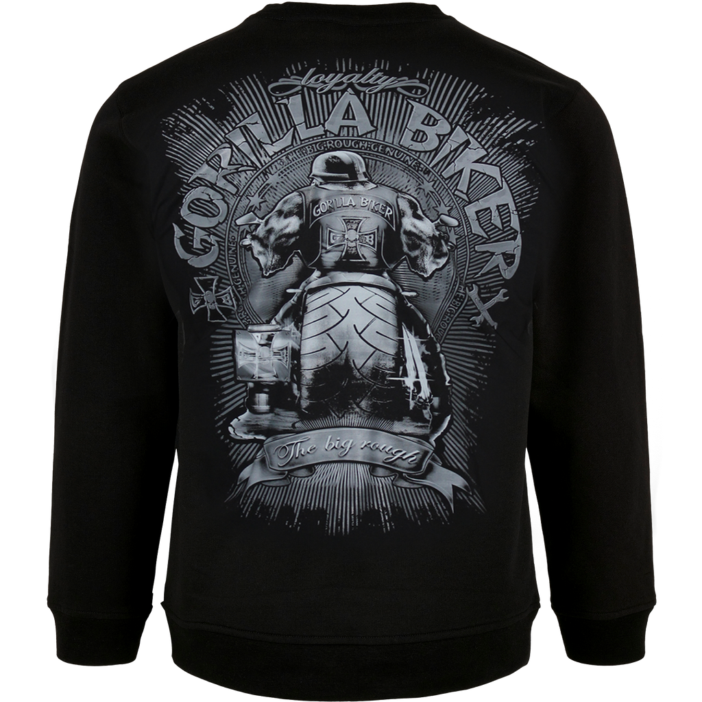 Premium Sweatshirt ( Gorilla Biker GB40 Big Wheel )