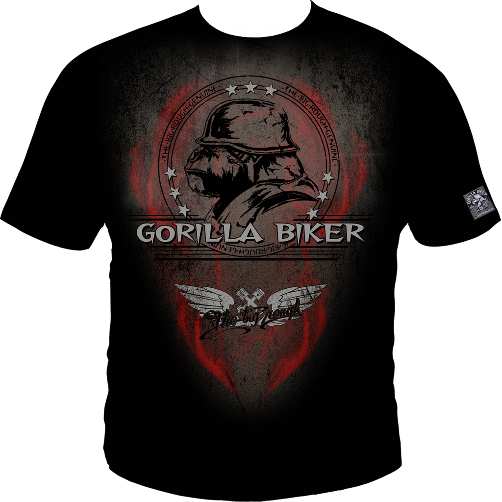 T-Shirt ( GB41N Gorilla Biker Peacemaker )