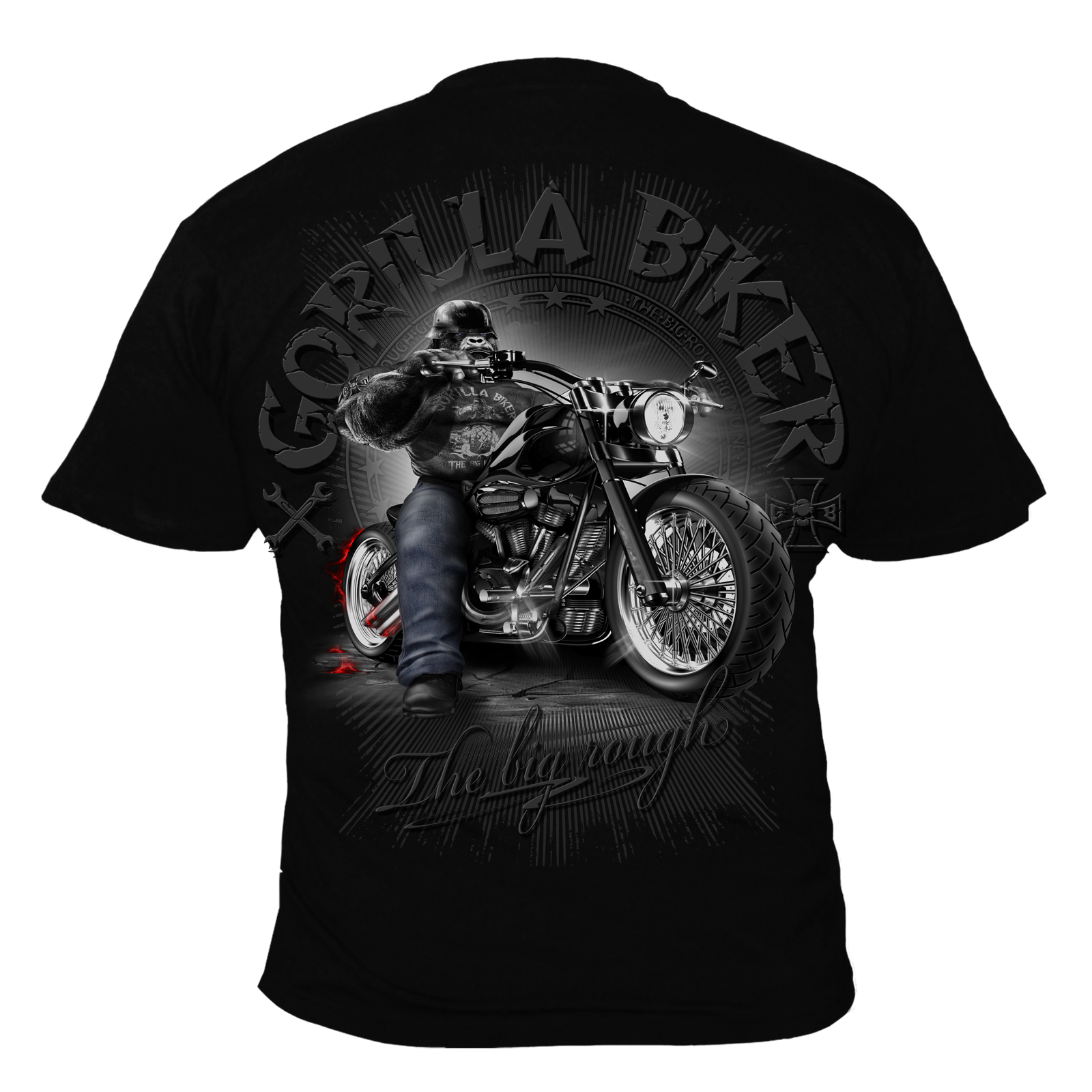 T-Shirt ( GB43 Gorilla Biker Boss Ride )