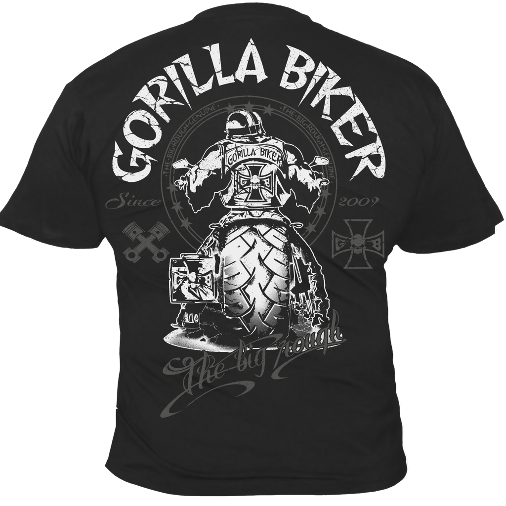 Herren T-Shirt ( Gorilla Biker GB5SG/SS Big Wheel )