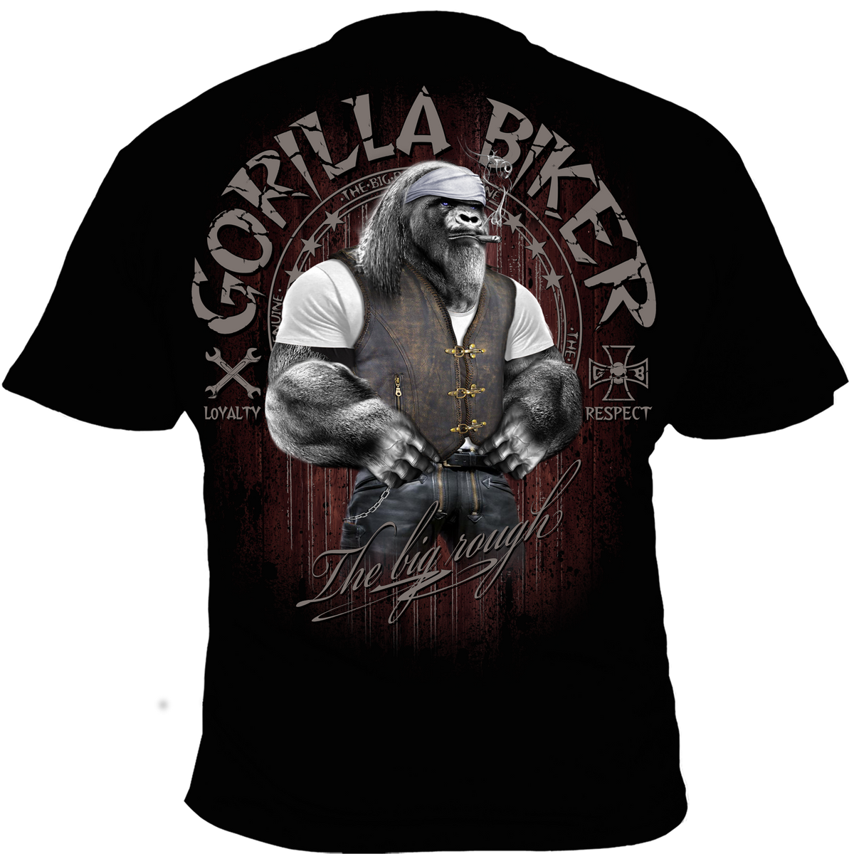 T-Shirt ( GB68N Gorilla Biker Keep Cool ) – Silberrücken e.K.