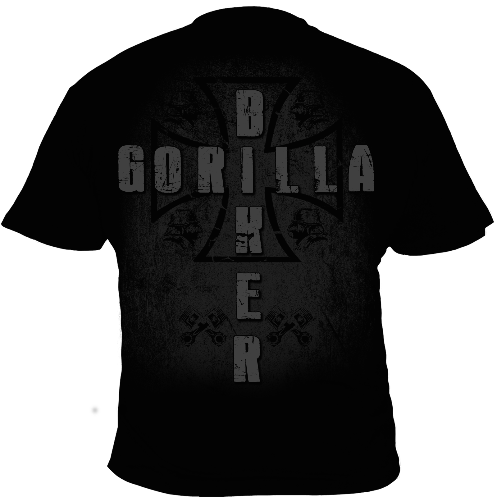 Herren T-Shirt ( Gorilla Biker GB71 Frontman )