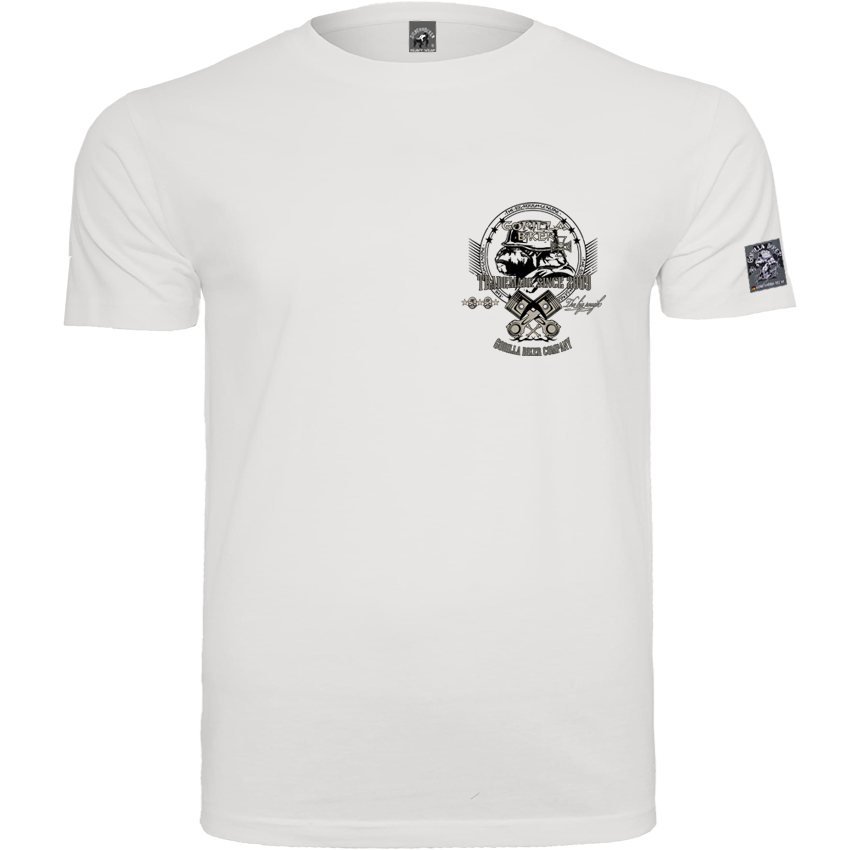 Gorilla Biker T-Shirt GB75 „Friendly Service Crew“ – Backprint