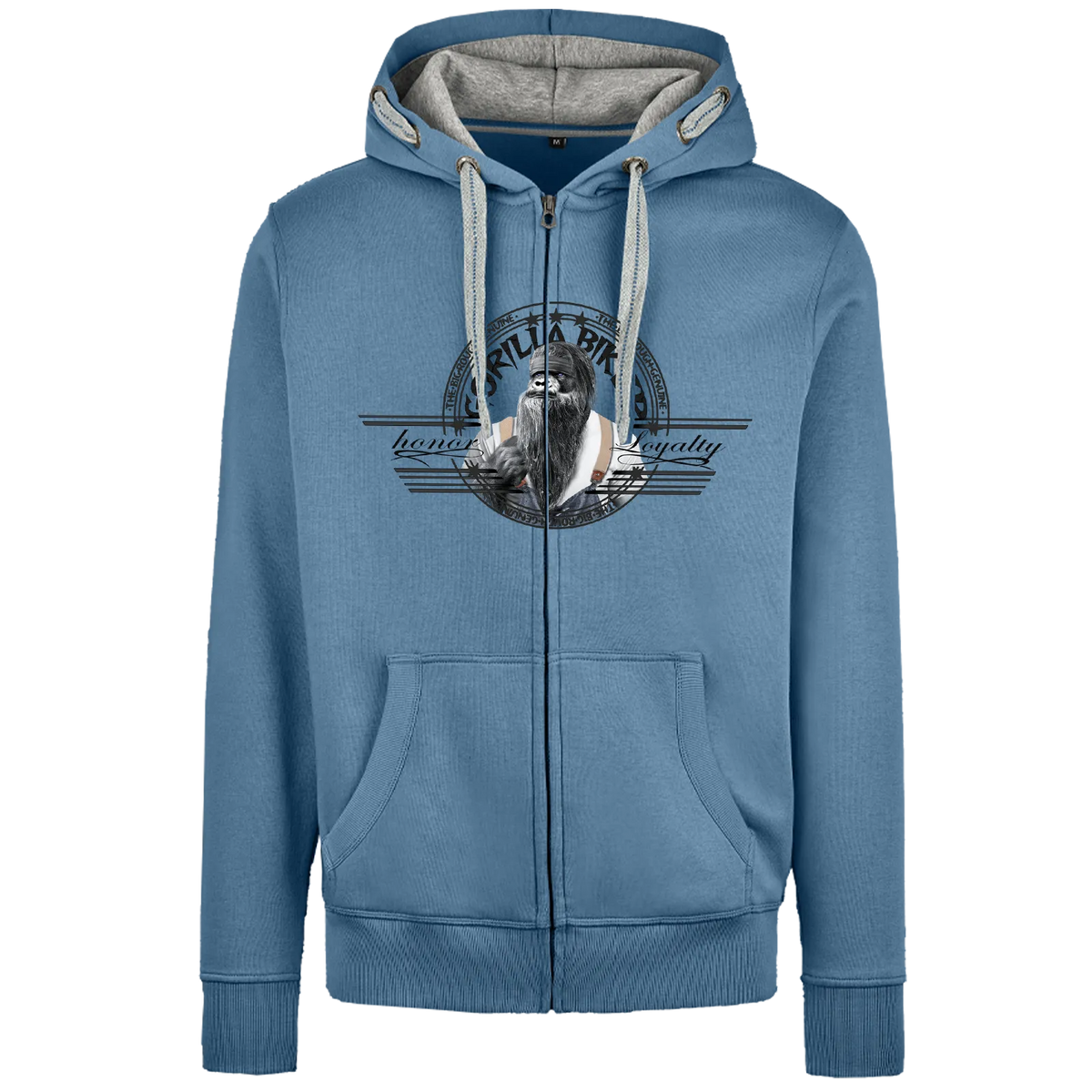 Gorilla Biker Herren Premium-Kapuzenjacke GB80B „Old Boy Dan“