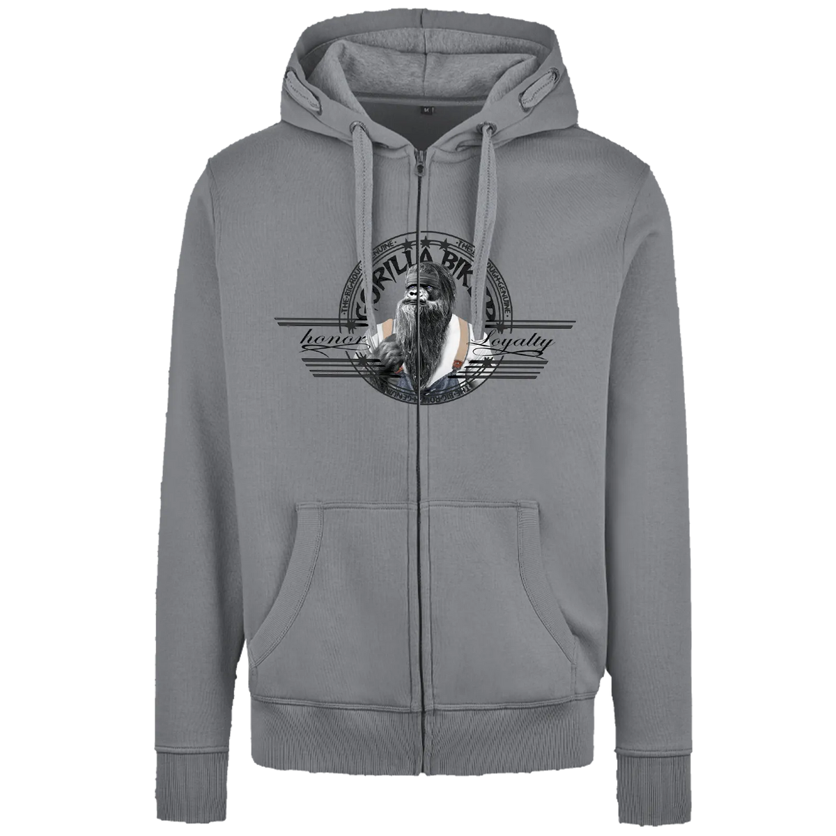 Gorilla Biker Herren Premium-Kapuzenjacke GB80B „Old Boy Dan“