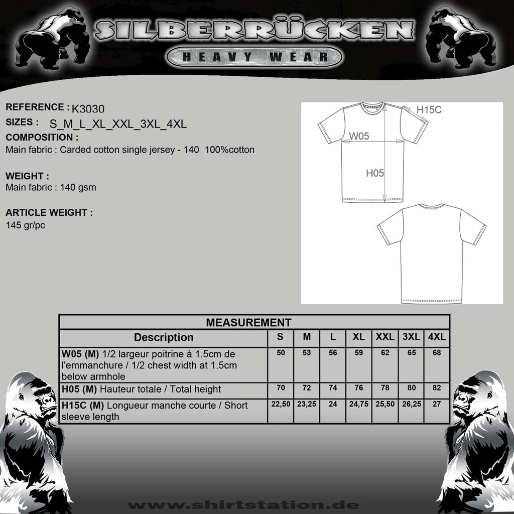 Herren T-Shirt Green Camo ( Silberrücken SR2022F )