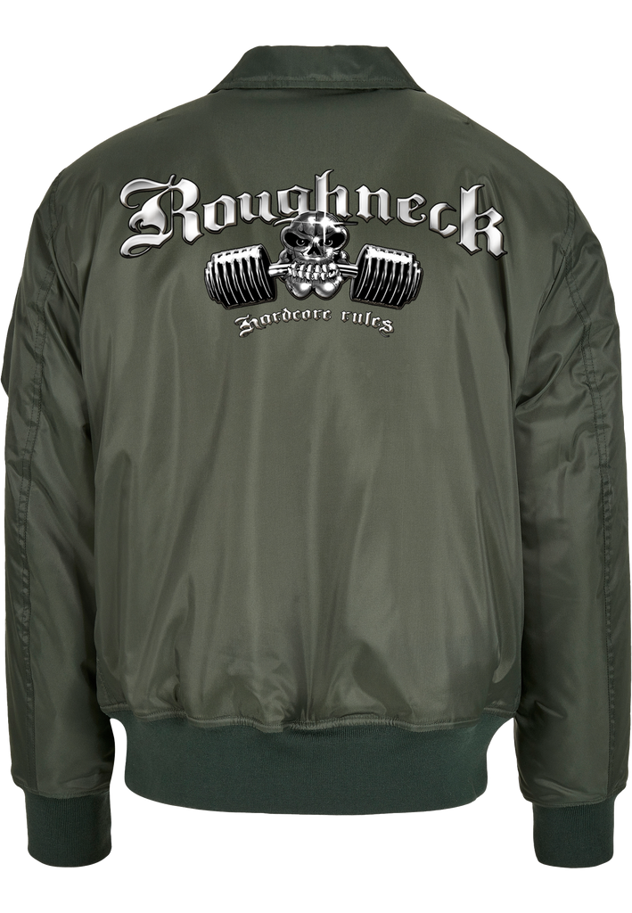 Leichte Bomberjacke ( Roughneck MR1 Rücken Logo )