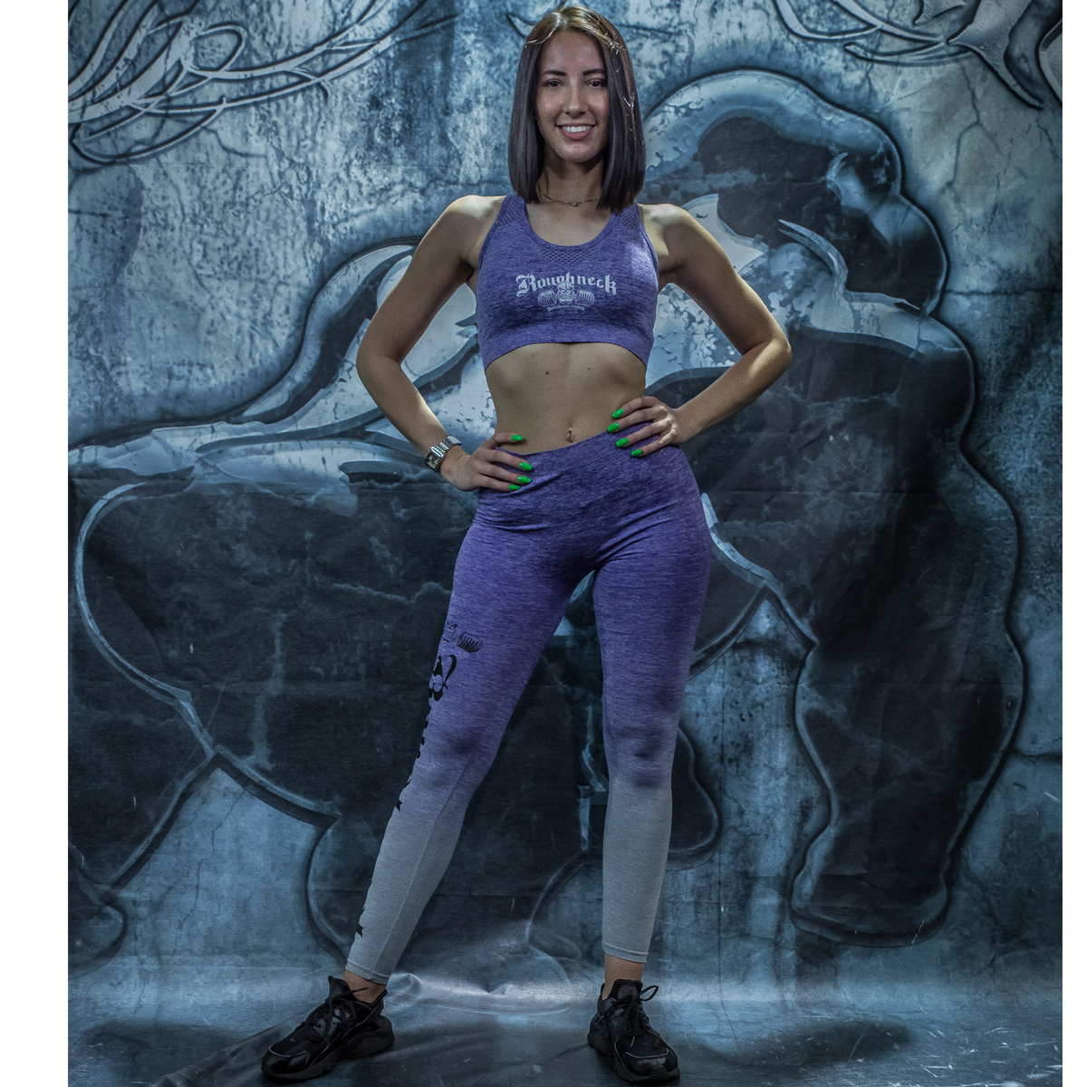 Roughneck Damen Seamless Fade-Out Leggings MR1