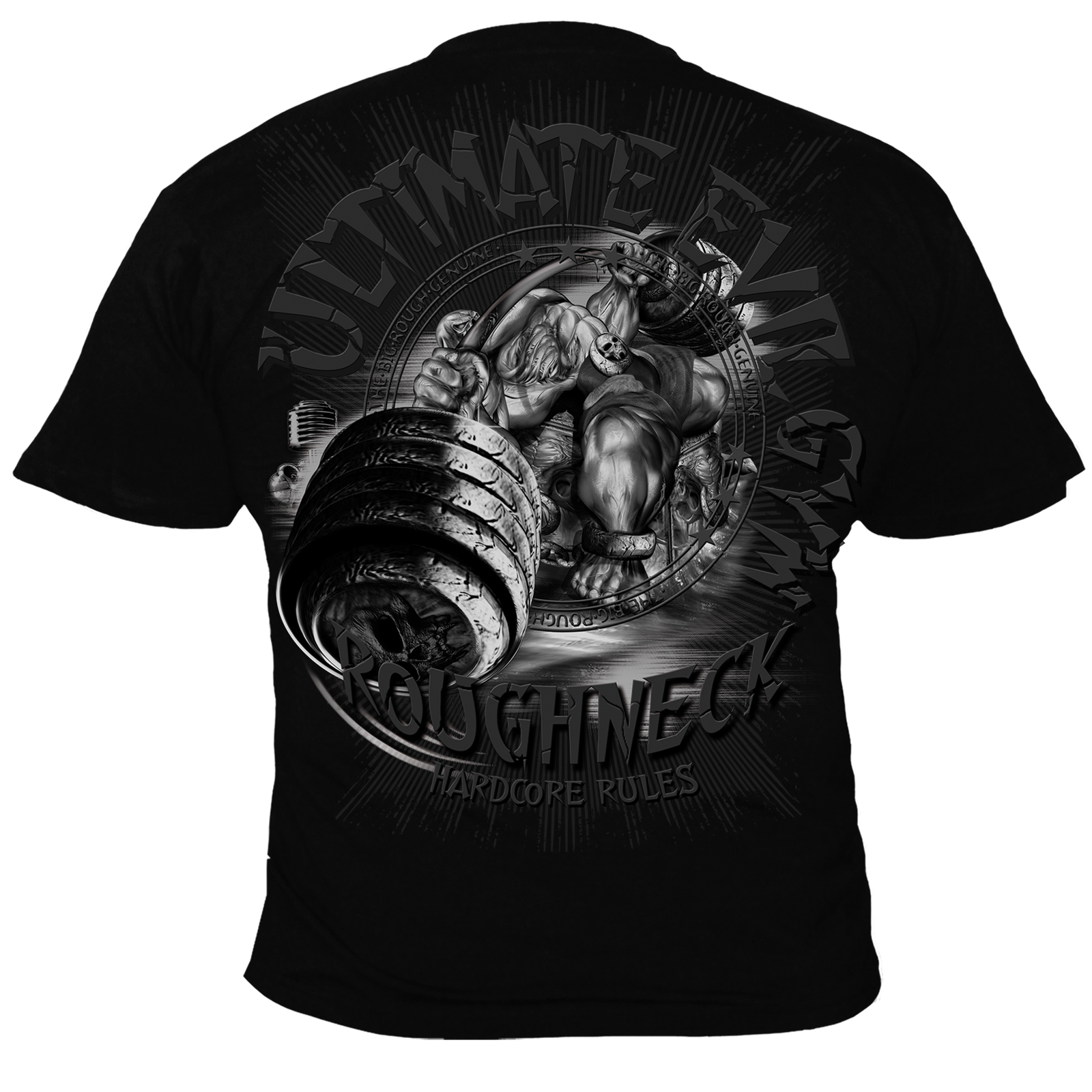 ( T-Shirt Bench ) Ultimate Herren Roughneck | MR37 Silberrücken