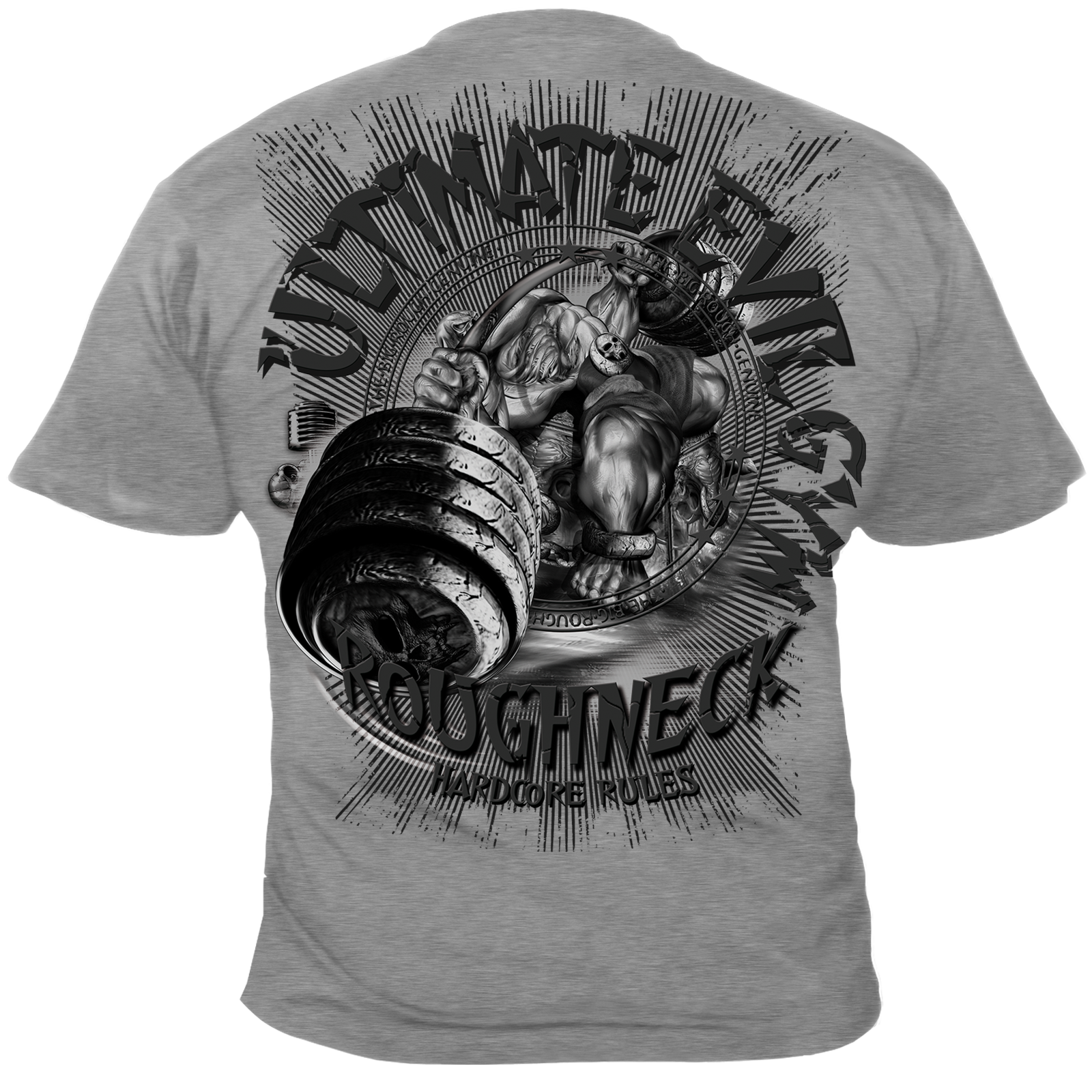 Hochwertiges Material Herren T-Shirt ( | Ultimate Roughneck Bench MR37 ) Silberrücken