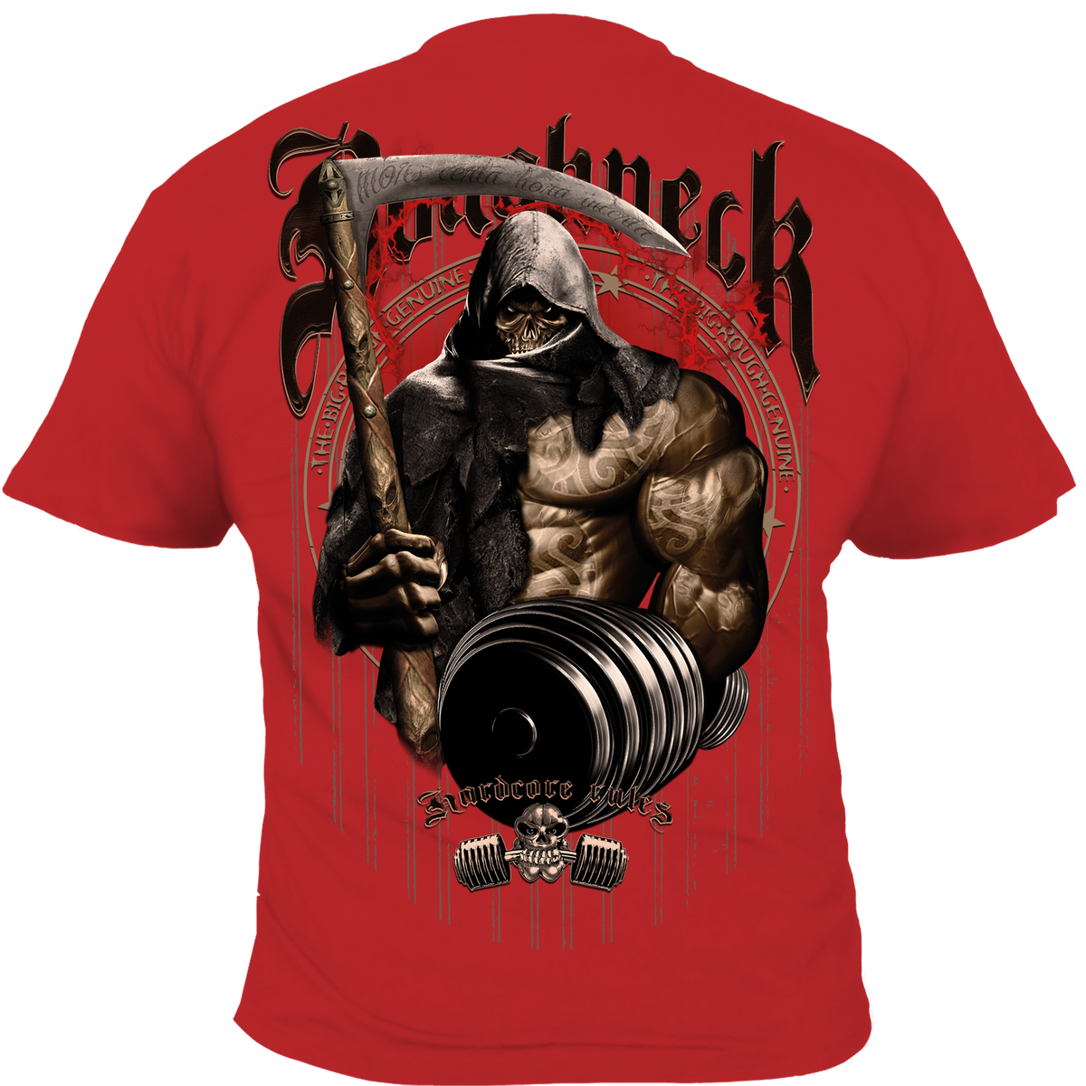 Roughneck Herren-T-Shirt MR42N „Pumping Reaper“