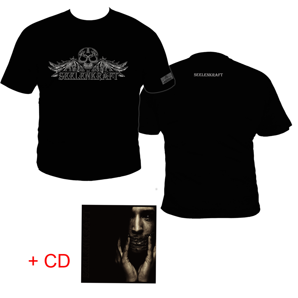 T-Shirt + CD ( Seelenkraft Logo vorne )