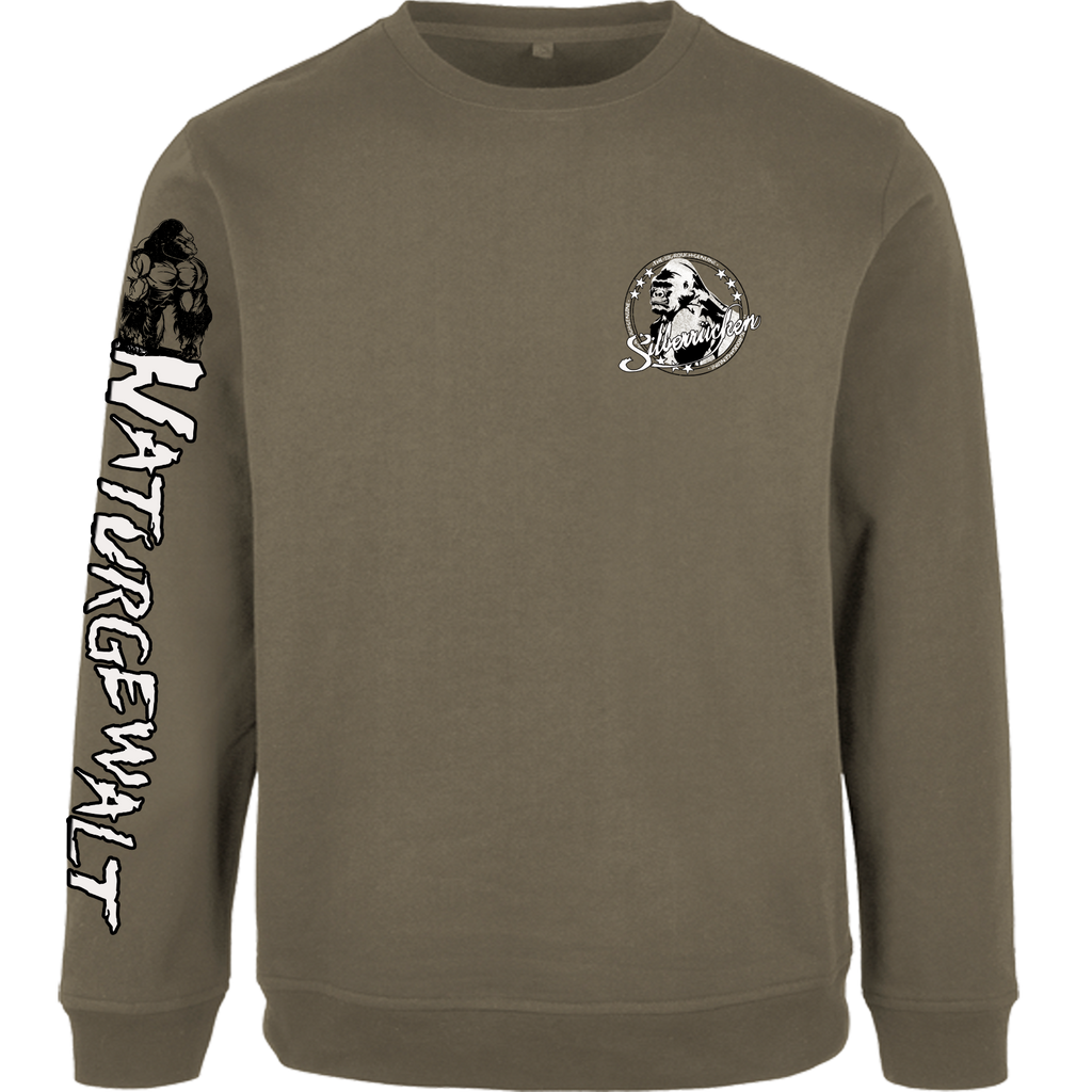Premium Sweatshirt ( Silberrücken SR140 Naturgewalt )