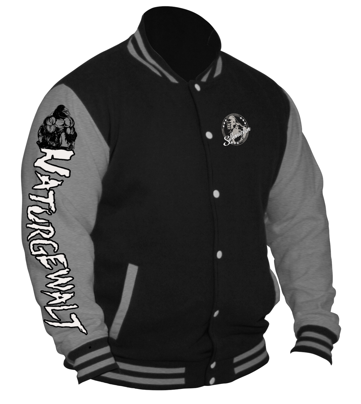 Silberrücken College-Jacke SR140 „Naturgewalt“