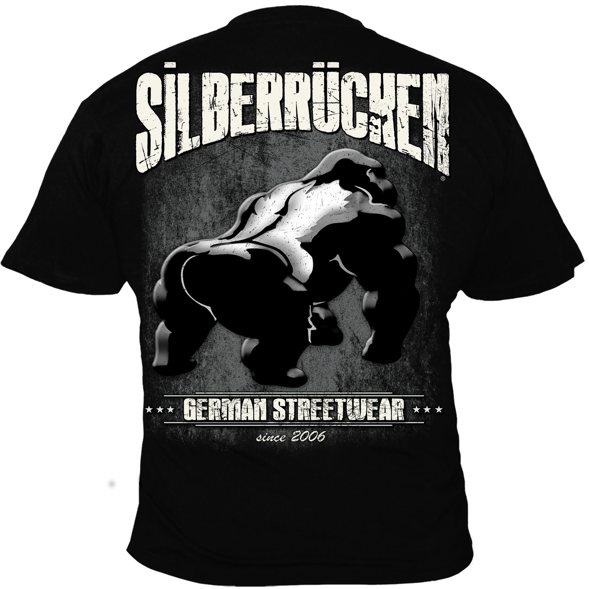 Silberrücken Herren-T-Shirt SR163 „Grundmotiv“