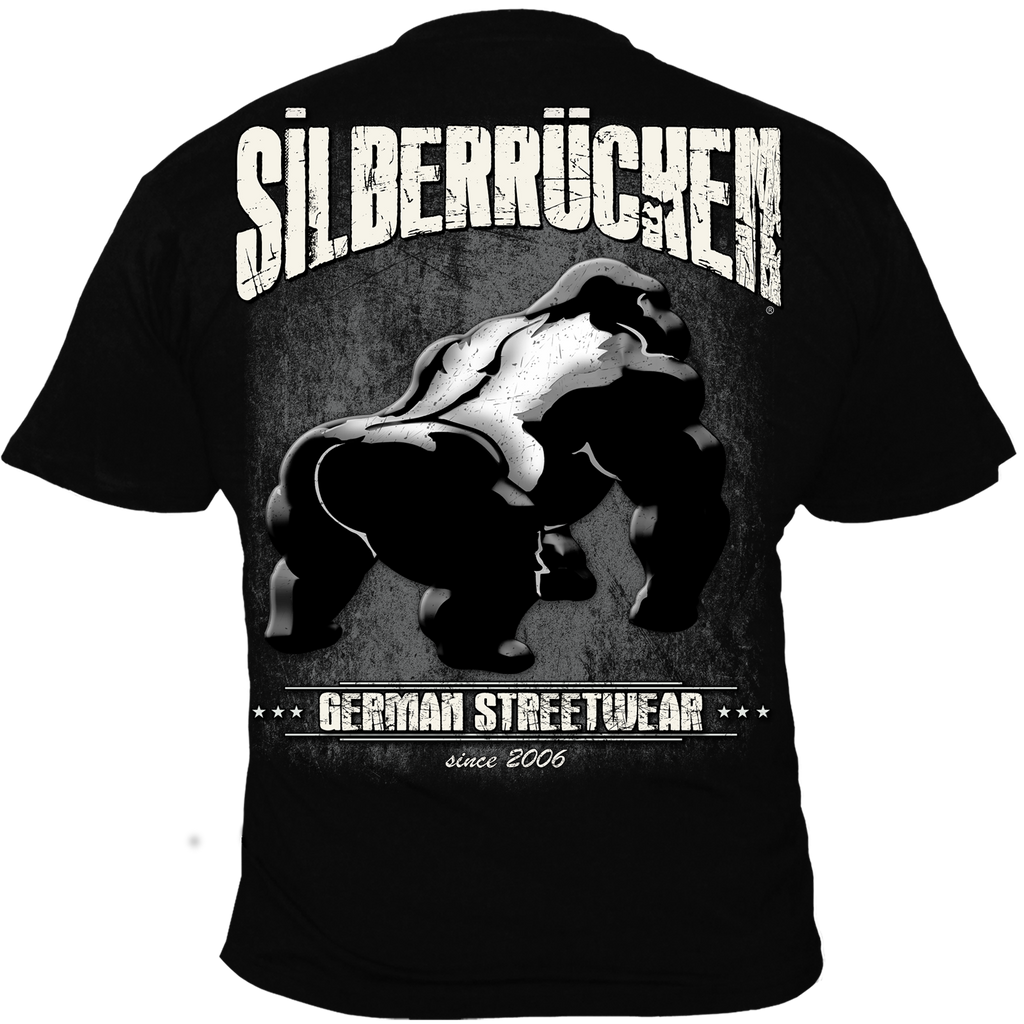 Herren T-Shirt ( Silberrücken SR163 Grundmotiv )